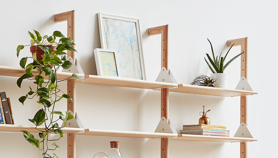 Branch Shelving Unit Add-On SHELVING Gus*     Four Hands, Mid Century Modern Furniture, Old Bones Furniture Company, Old Bones Co, Modern Mid Century, Designer Furniture, https://www.oldbonesco.com/