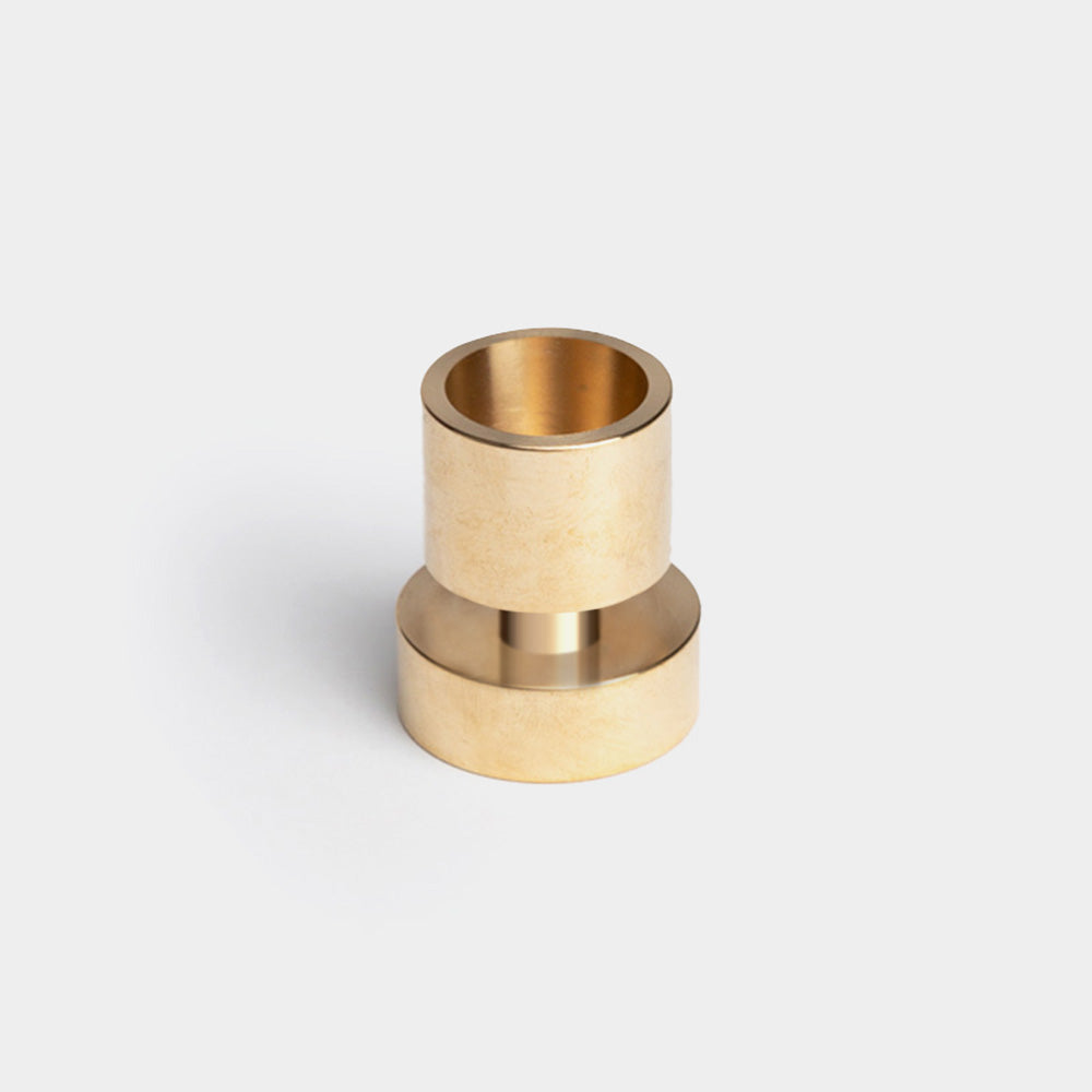 Wiggle Green (2 pack) + Brass Taper Candle Holder
