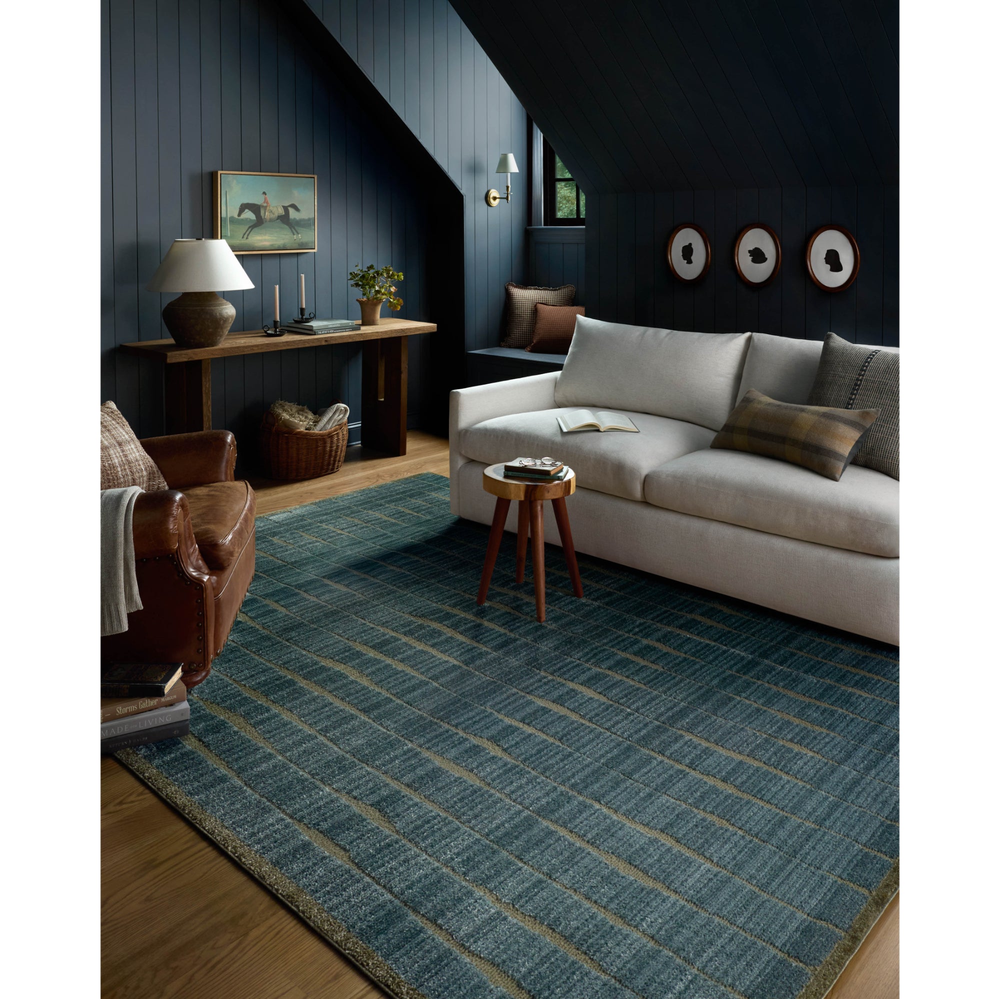 Chris Loves Julia x Loloi Calvin Ocean/Olive Rug