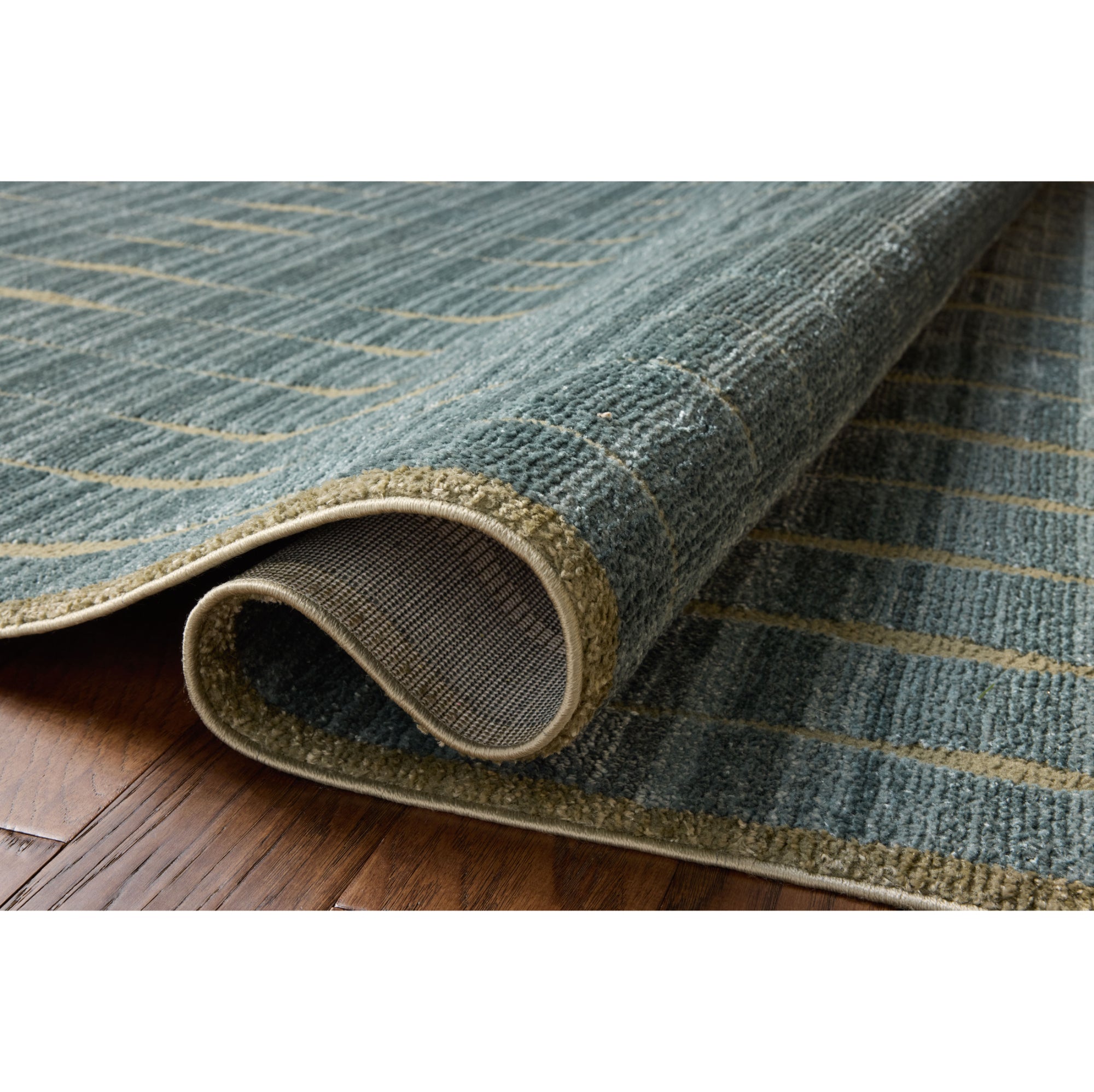 Chris Loves Julia x Loloi Calvin Ocean/Olive Rug