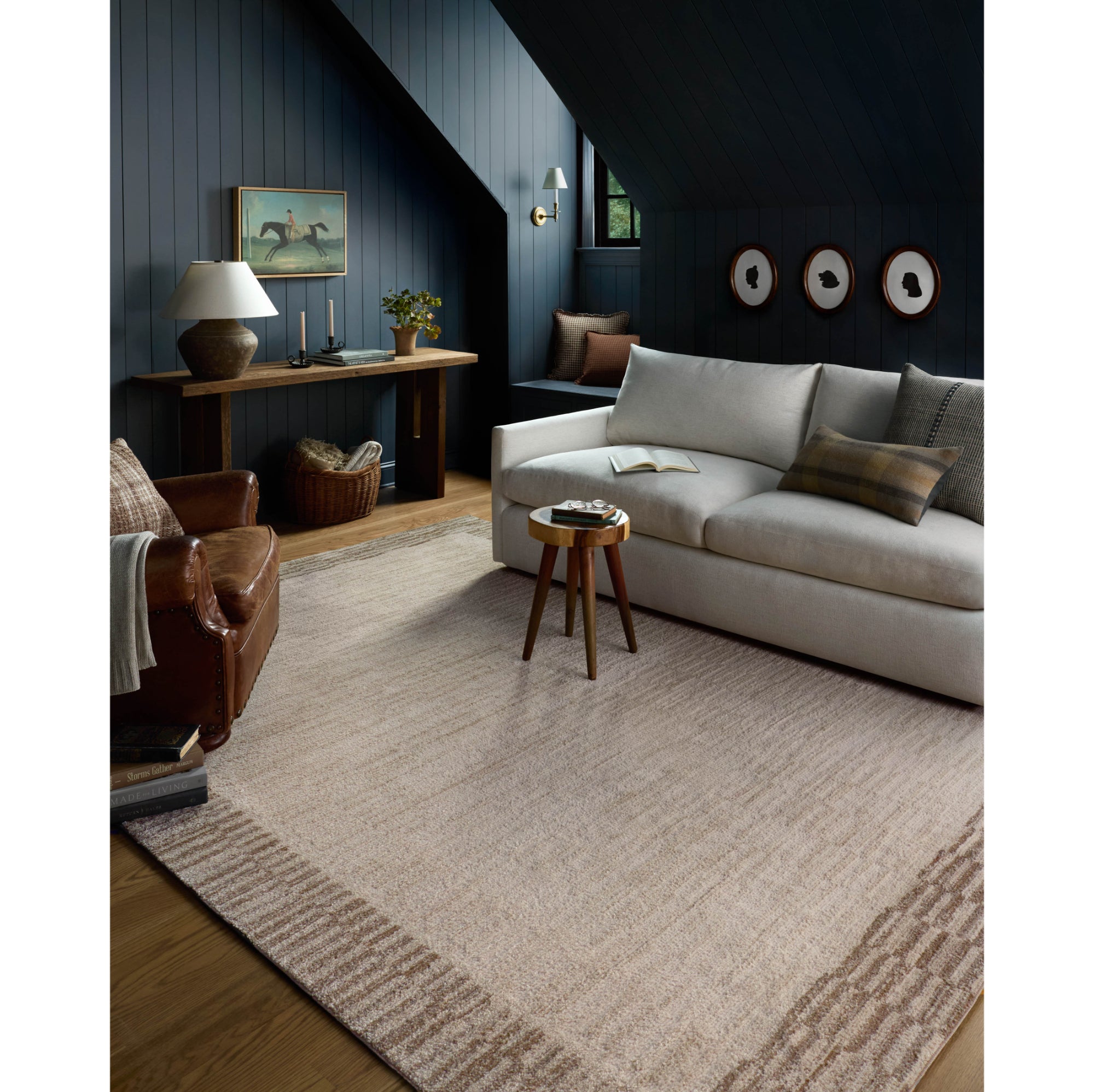 Chris Loves Julia x Loloi Calvin Ivory/Pebble Rug