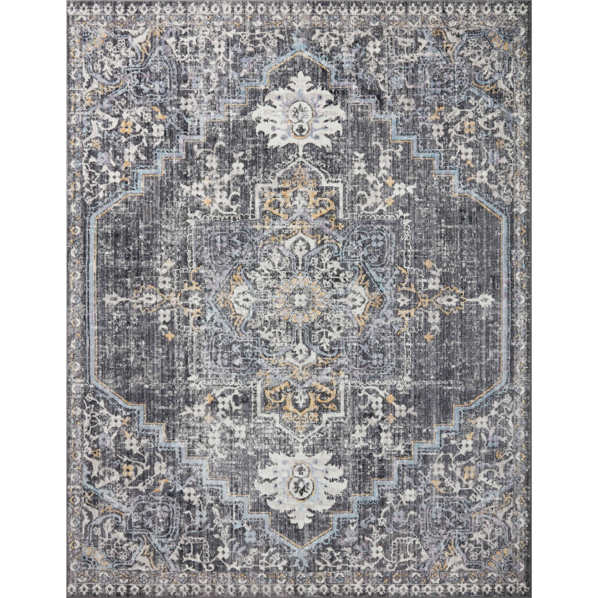 Loloi Cassandra Charcoal/Gold Rug