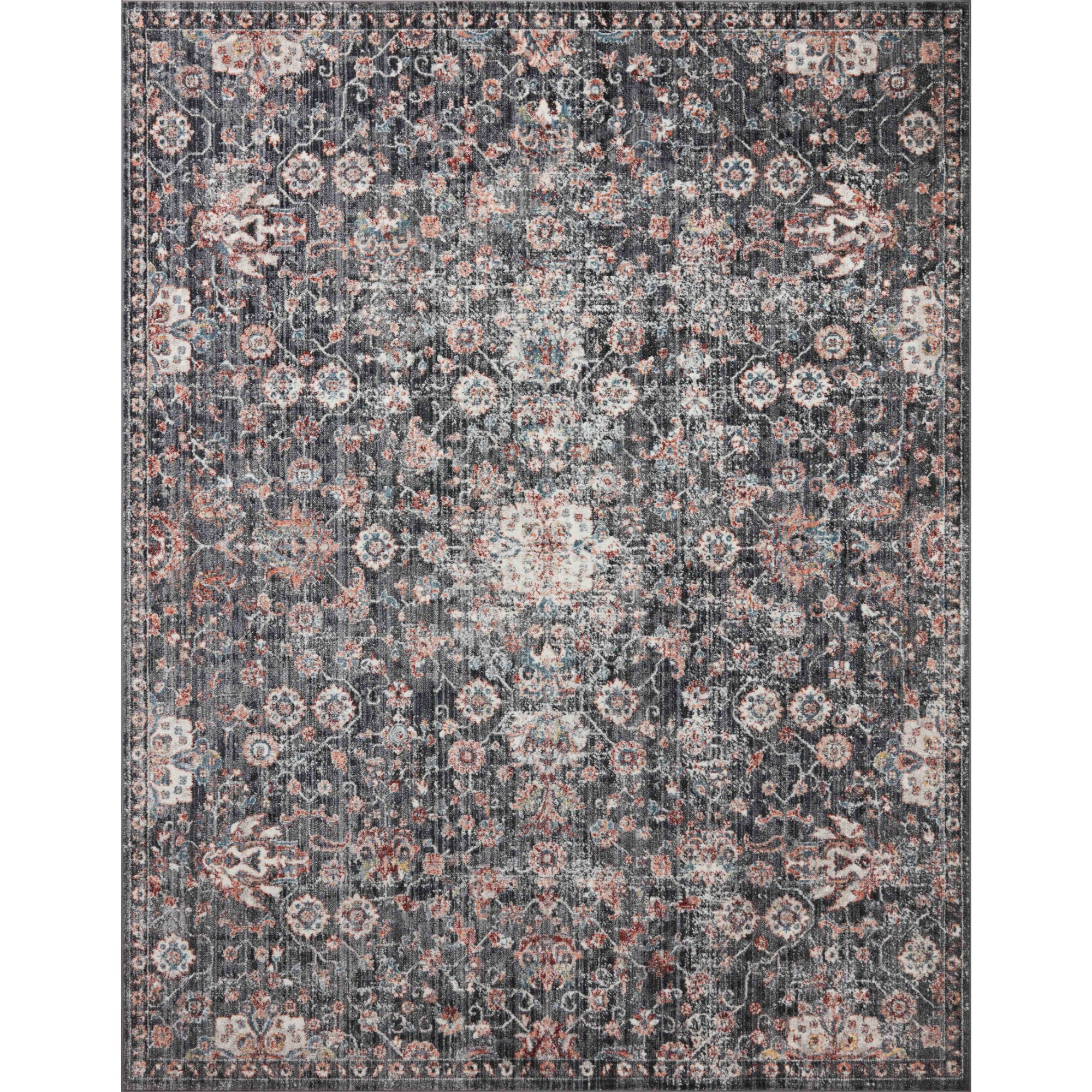 Loloi Cassandra Charcoal/Rust Rug
