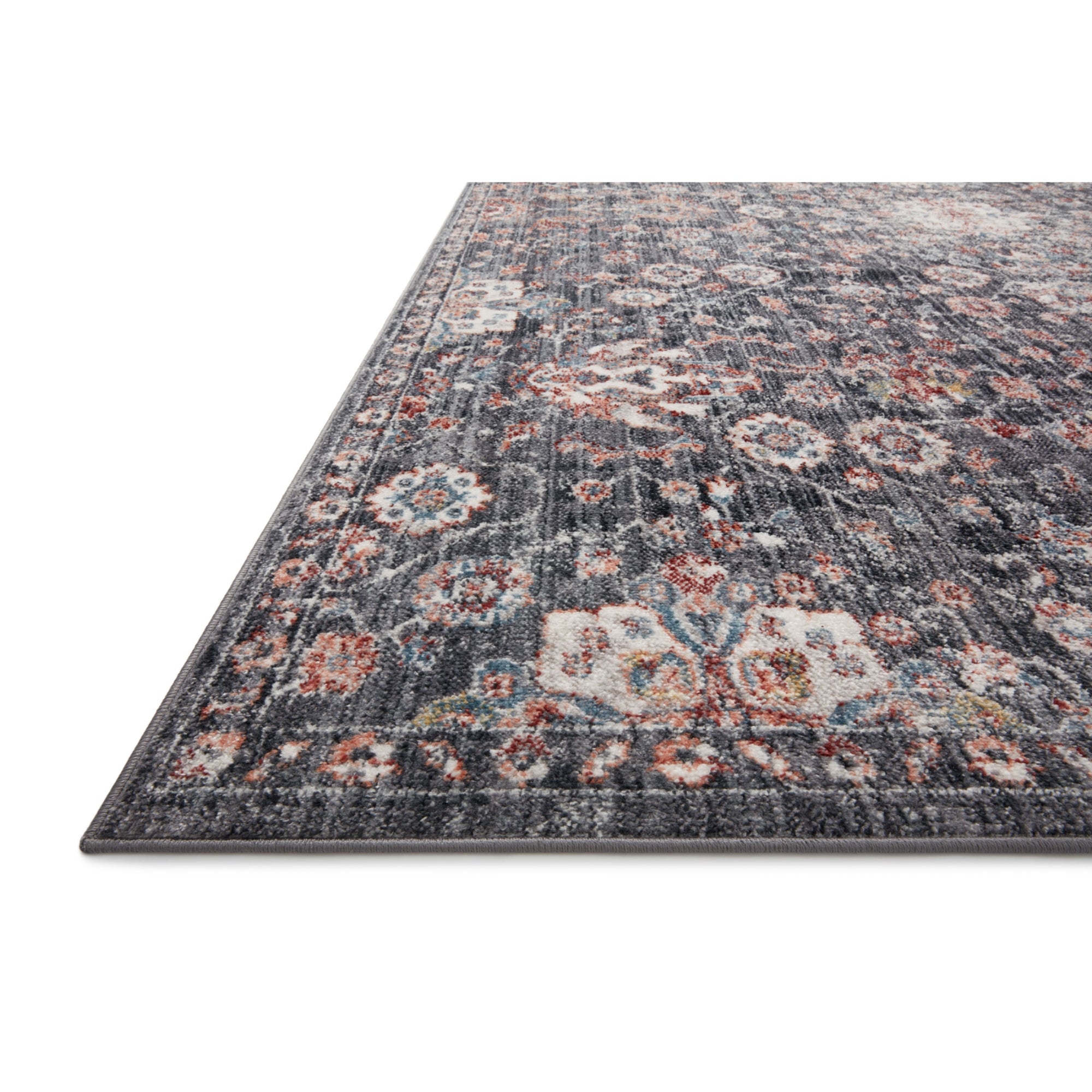 Loloi Cassandra Charcoal/Rust Rug