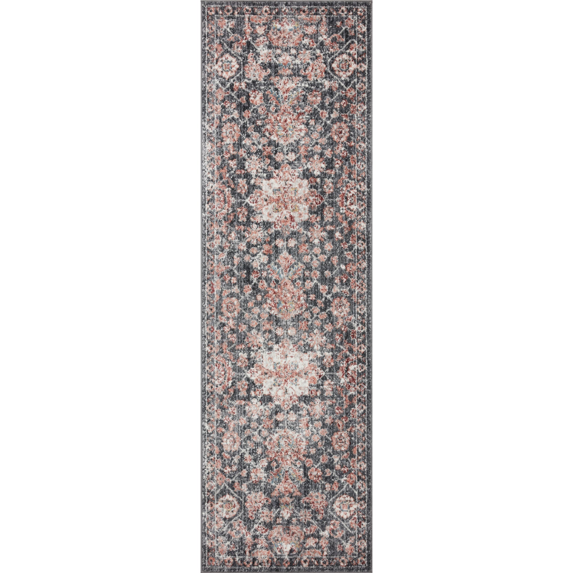 Loloi Cassandra Charcoal/Rust Rug