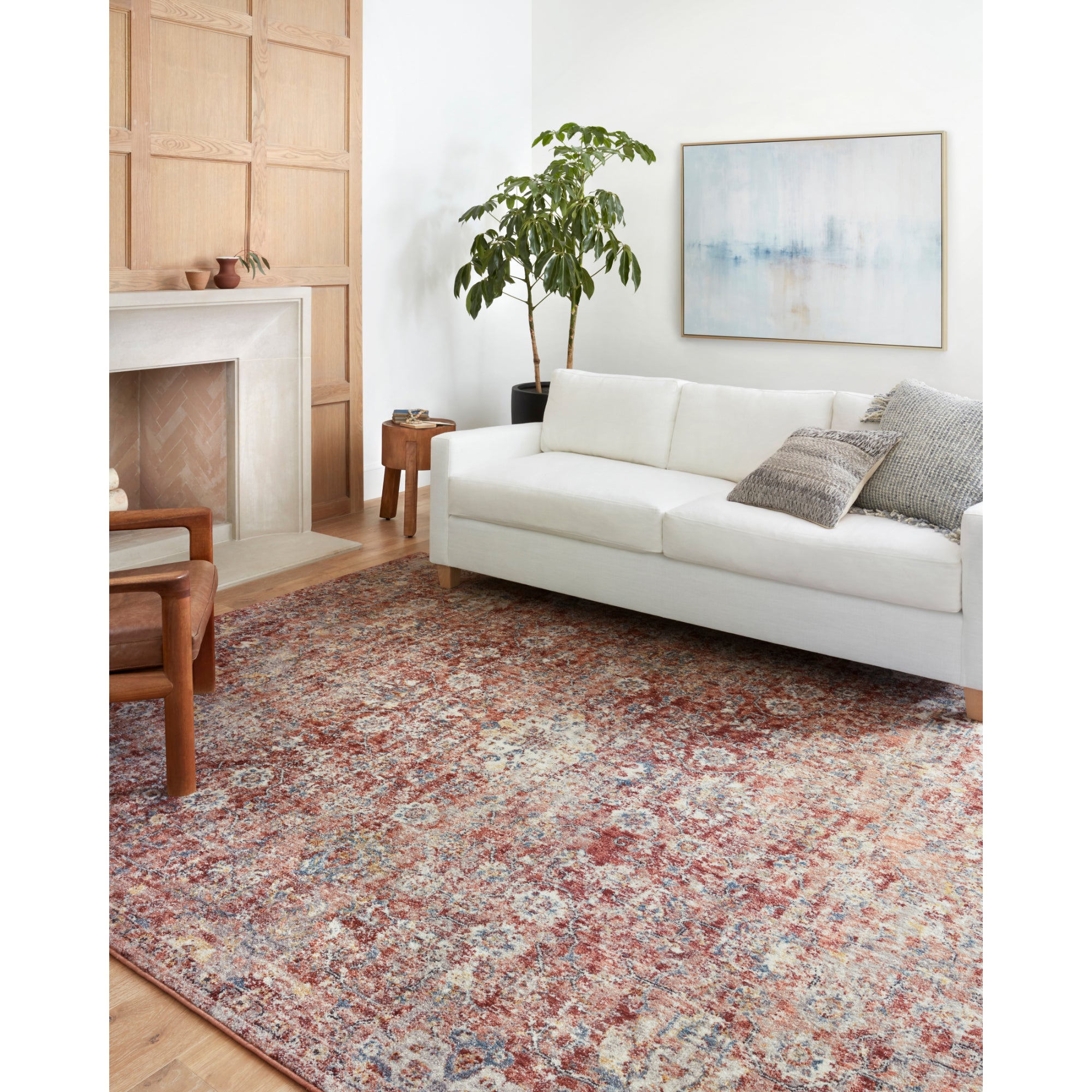 Loloi Cassandra Rust/Ivory Rug