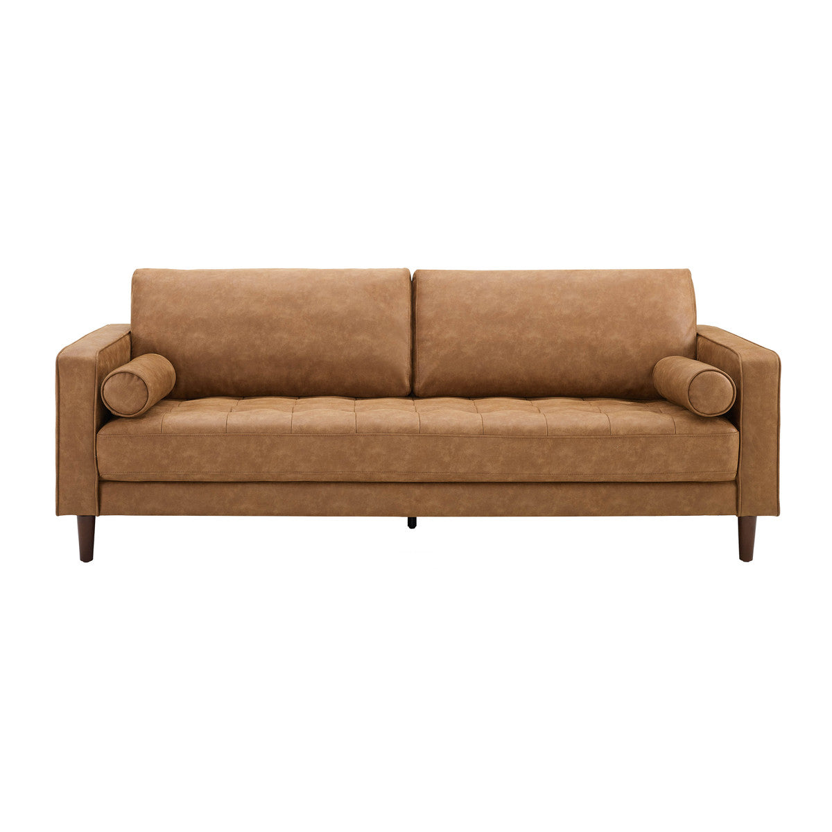 CAVE SOFA 76"- VEGAN LEATHER SADDLE Floor Model Outlet Special - Local Store PickupSofa OB OUTLET  Floor Model Outlet Special - Local Store Pickup   Four Hands, Mid Century Modern Furniture, Old Bones Furniture Company, Old Bones Co, Modern Mid Century, Designer Furniture, https://www.oldbonesco.com/