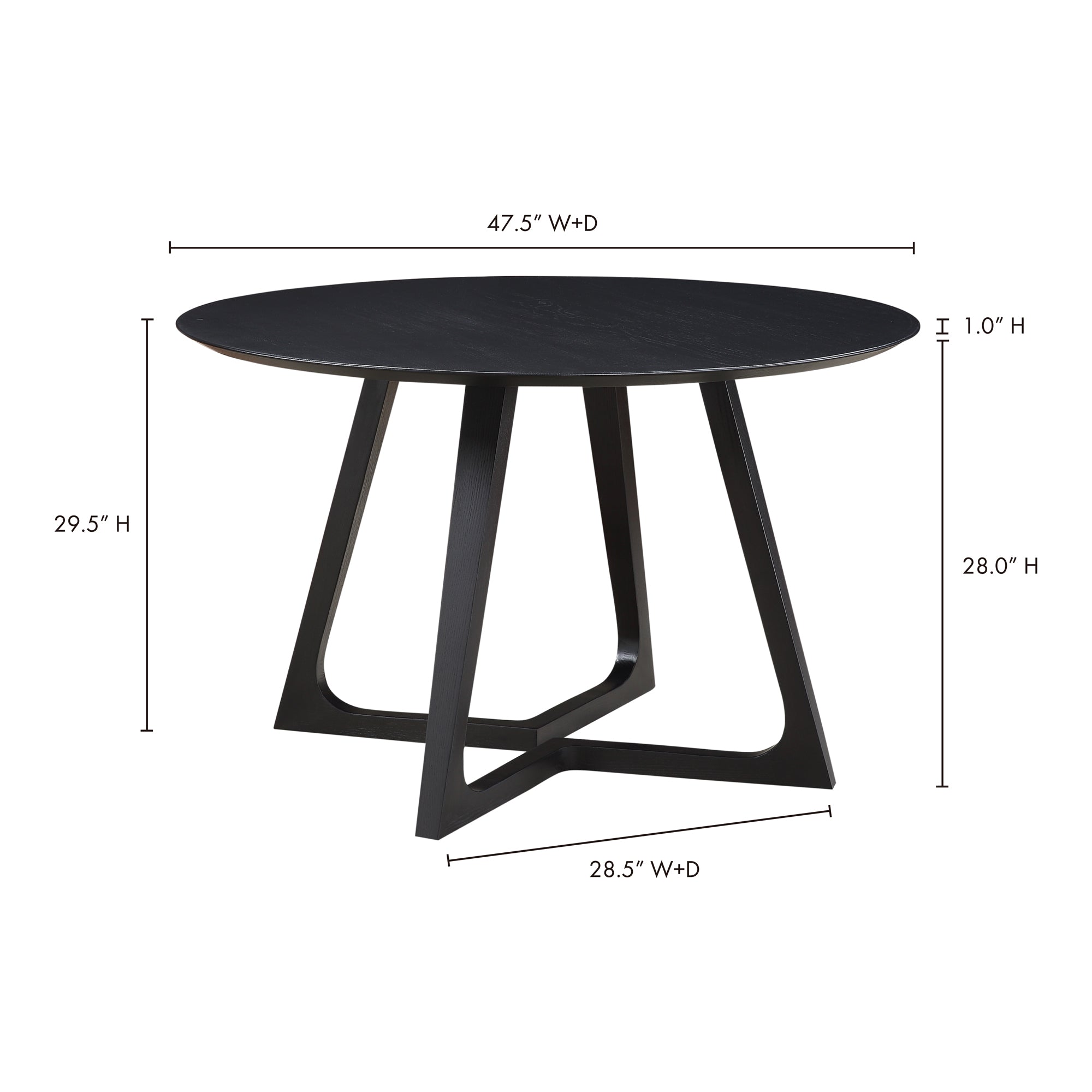 Godenza Dining Table Dining Tables Moe's    Four Hands, Mid Century Modern Furniture, Old Bones Furniture Company, Old Bones Co, Modern Mid Century, Designer Furniture, Furniture Sale, Warehouse Furniture Sale, Godenza Dining Table Sale, https://www.oldbonesco.com/