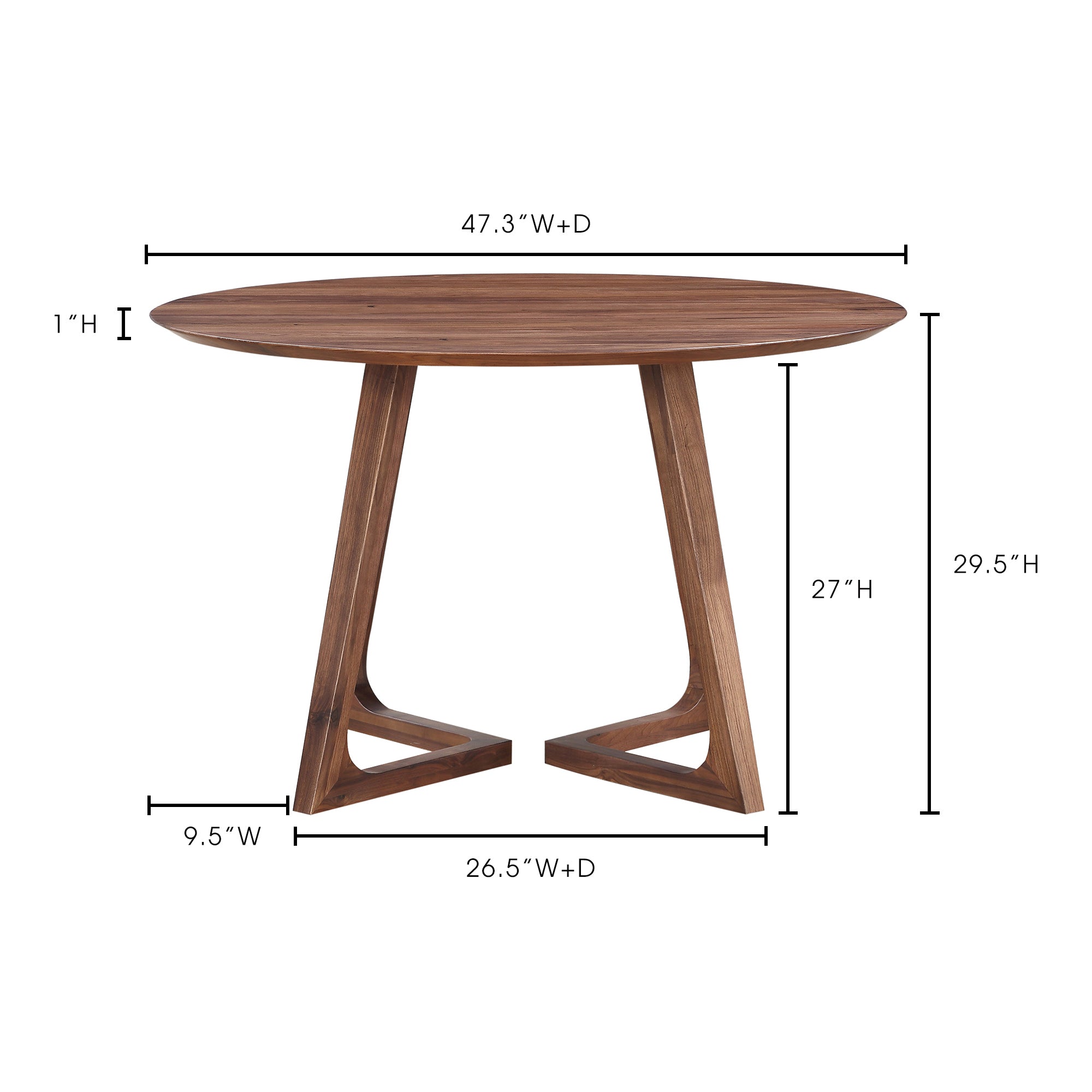 Godenza Dining Table Dining Tables Moe's    Four Hands, Mid Century Modern Furniture, Old Bones Furniture Company, Old Bones Co, Modern Mid Century, Designer Furniture, Furniture Sale, Warehouse Furniture Sale, Godenza Dining Table Sale, https://www.oldbonesco.com/
