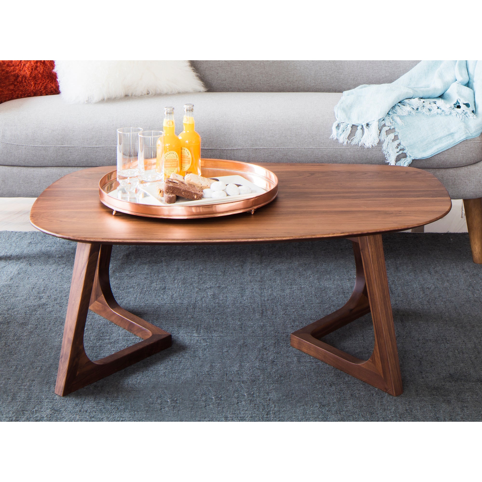 Moe s Home Godenza Small Coffee Table Brown