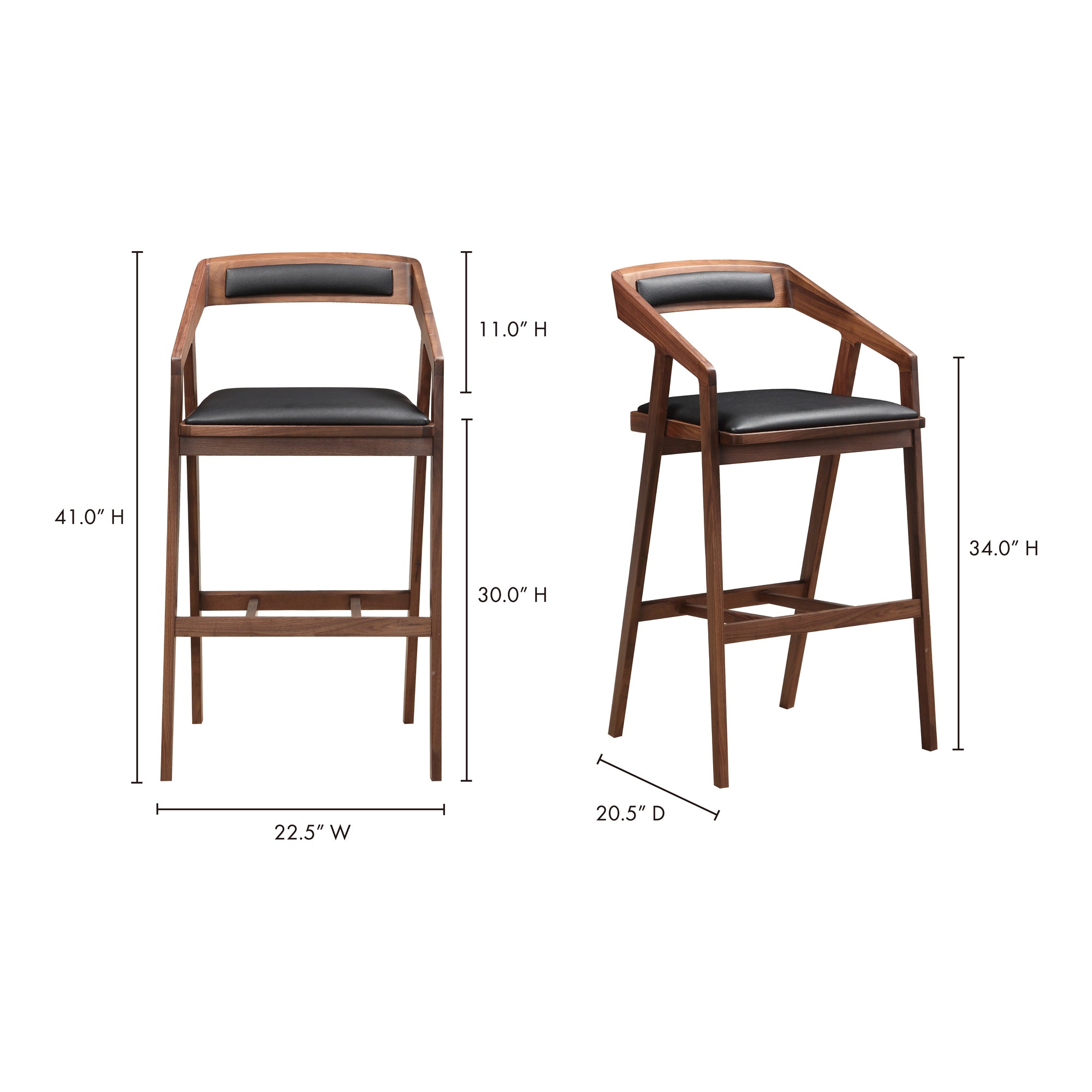 Padma Barstool Bar Stool Moe's    Four Hands, Mid Century Modern Furniture, Old Bones Furniture Company, Old Bones Co, Modern Mid Century, Designer Furniture, Furniture Sale, Warehouse Furniture Sale, Padma Barstool Sale, https://www.oldbonesco.com/