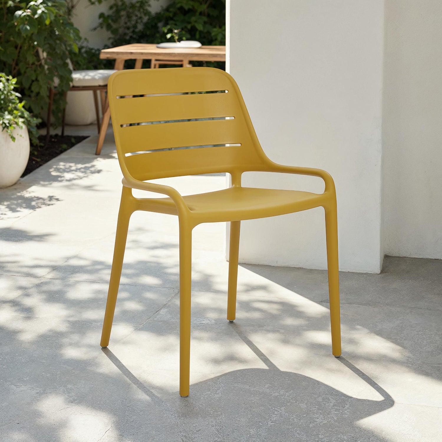 Jasper Outdoor Stacking Side Chair - Set of 4