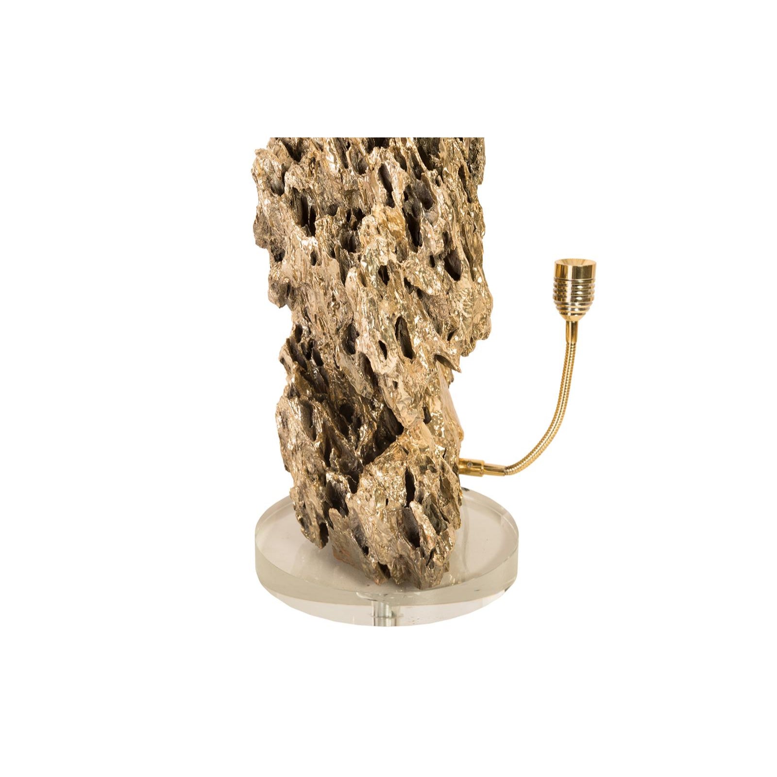 Stalagmite Lamp Polished Brass