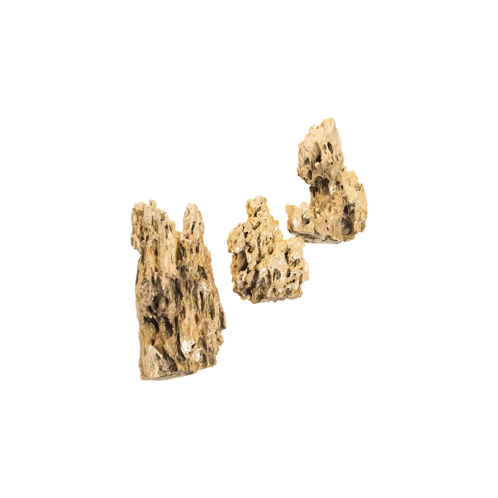 Stalagmite Wall Art Plated Brass