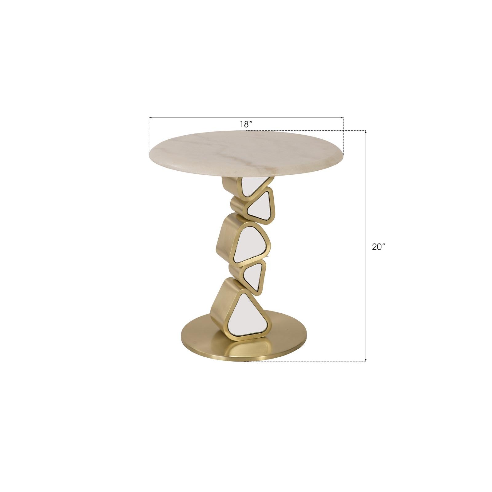 Pebble End Table