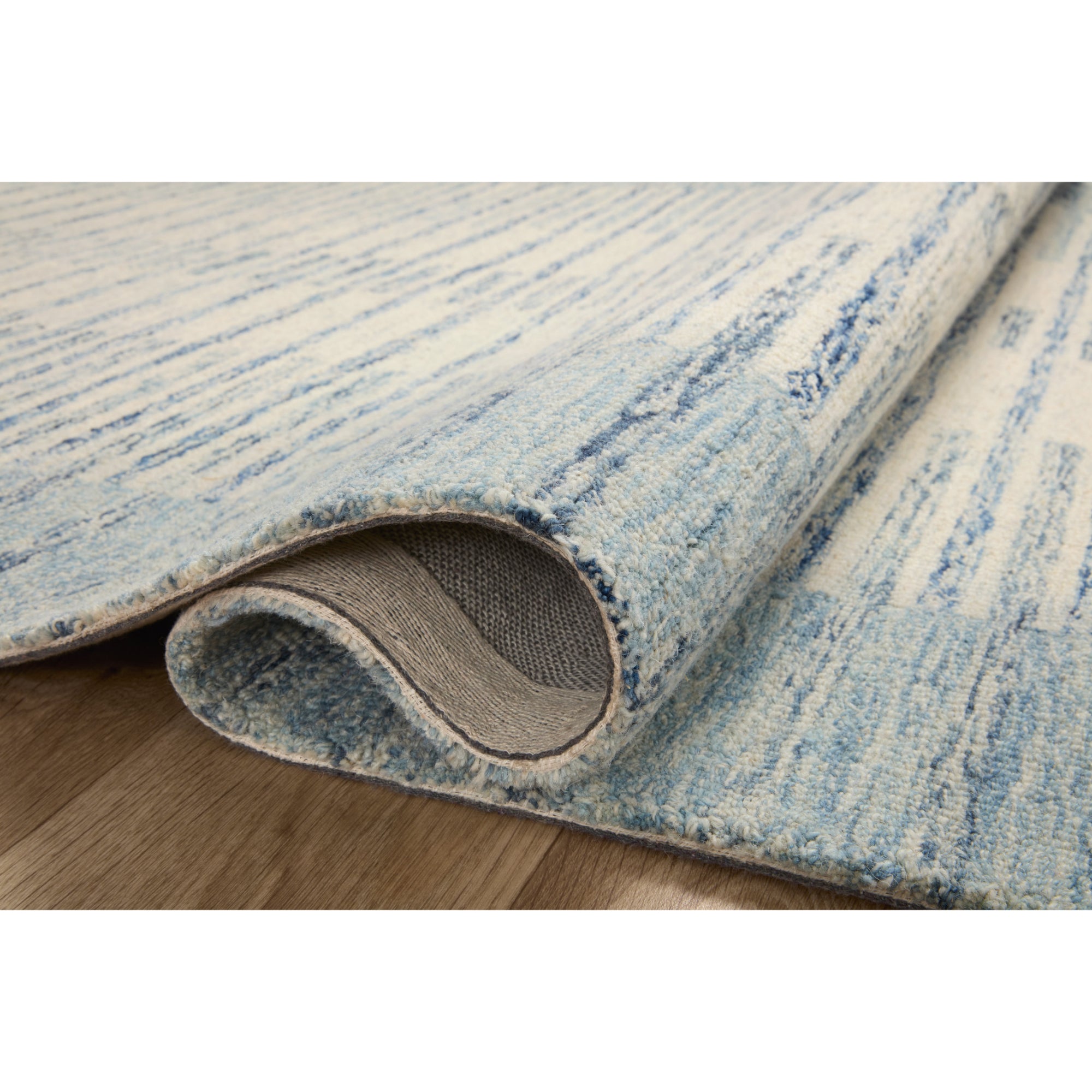 Chris Loves Julia x Loloi Chris Ivory/Denim Rug