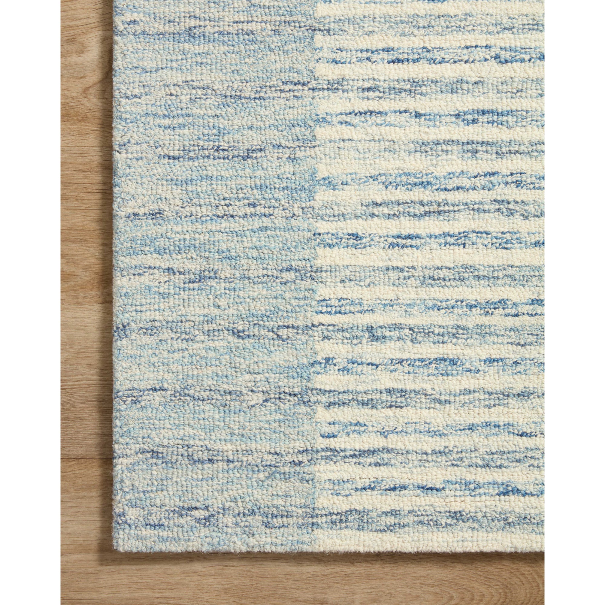 Chris Loves Julia x Loloi Chris Ivory/Denim Rug