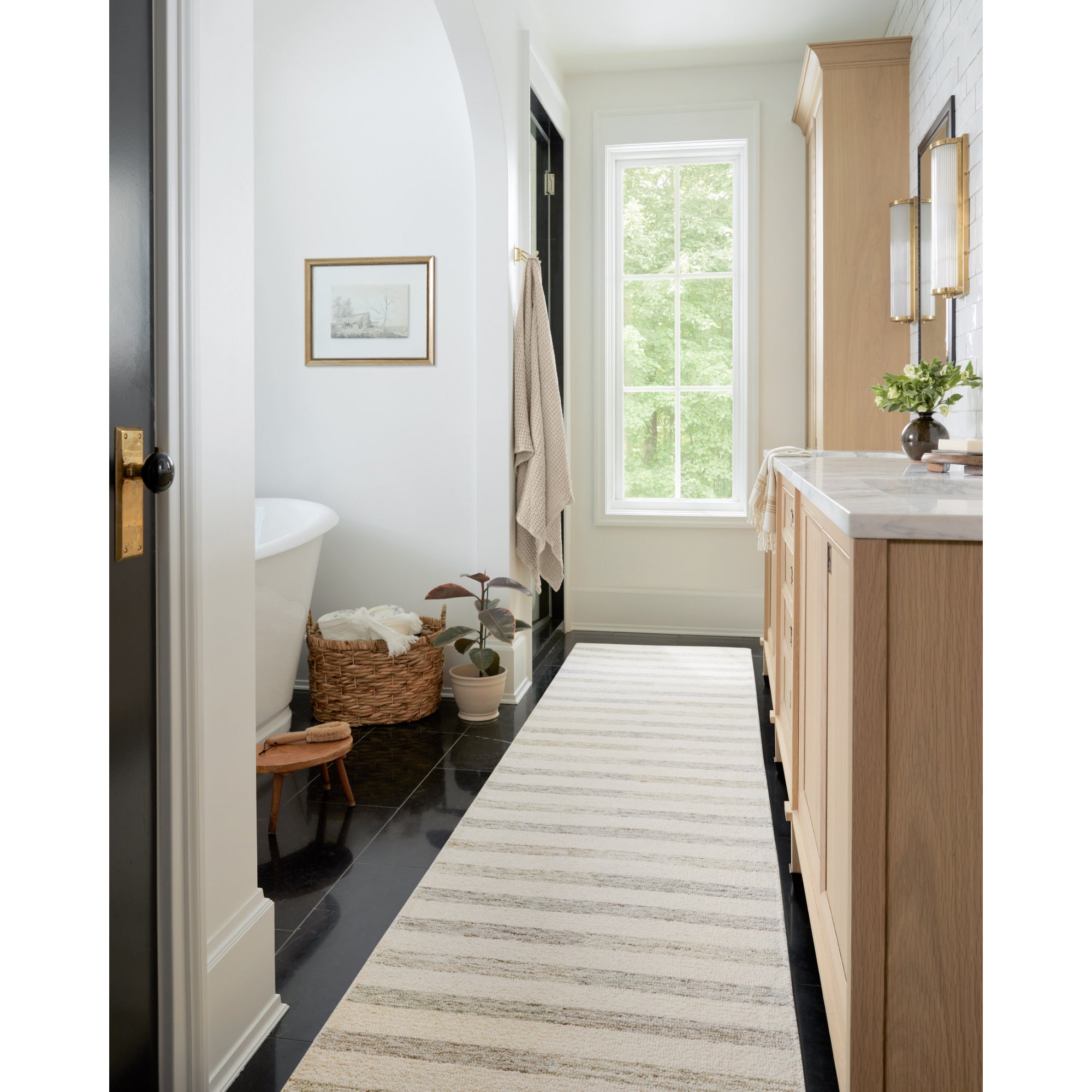 Chris Loves Julia x Loloi Chris Ivory/Slate Rug