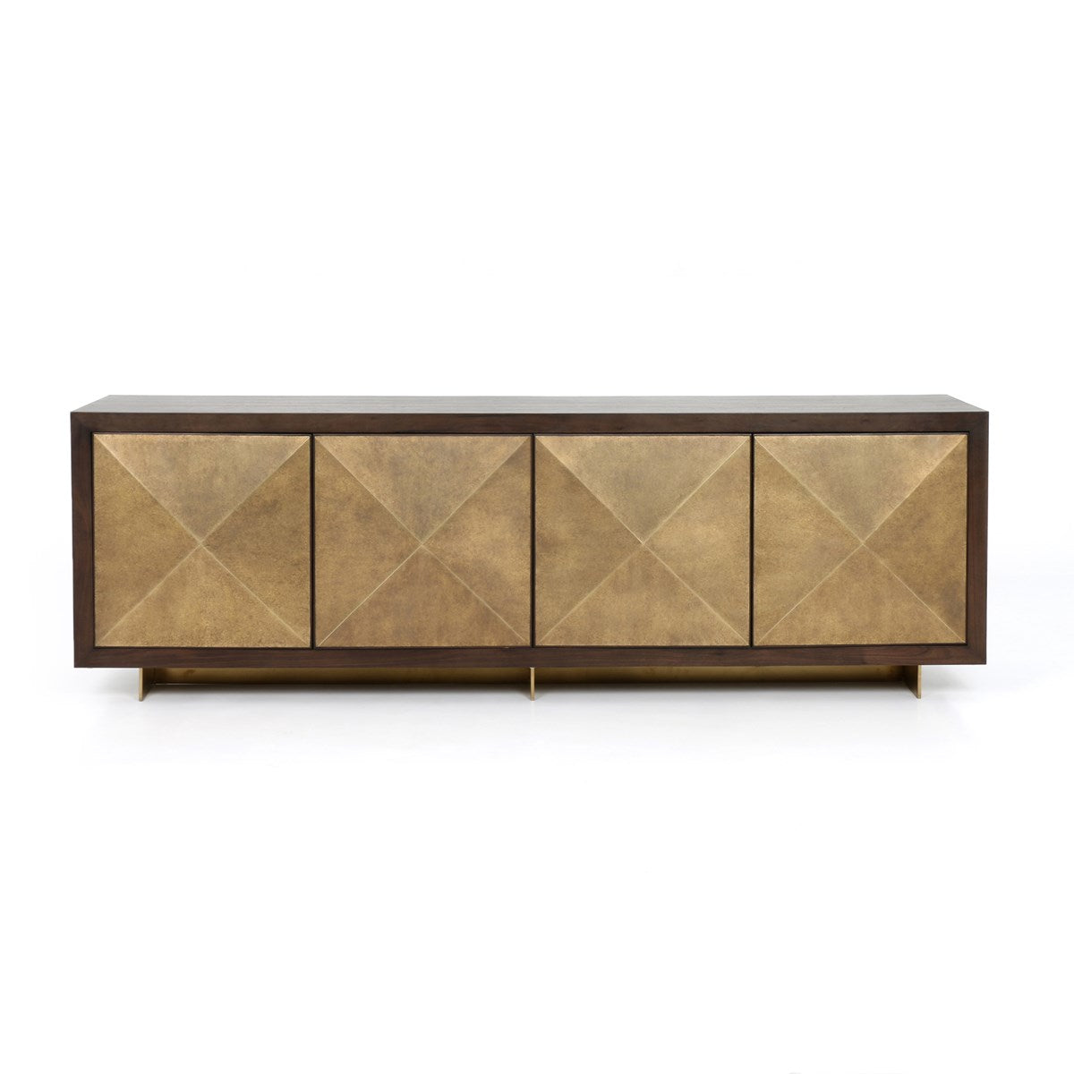 Enzo Sideboard-Dark Walnut Sideboard Four Hands     Four Hands, Burke Decor, Mid Century Modern Furniture, Old Bones Furniture Company, Old Bones Co, Modern Mid Century, Designer Furniture, https://www.oldbonesco.com/