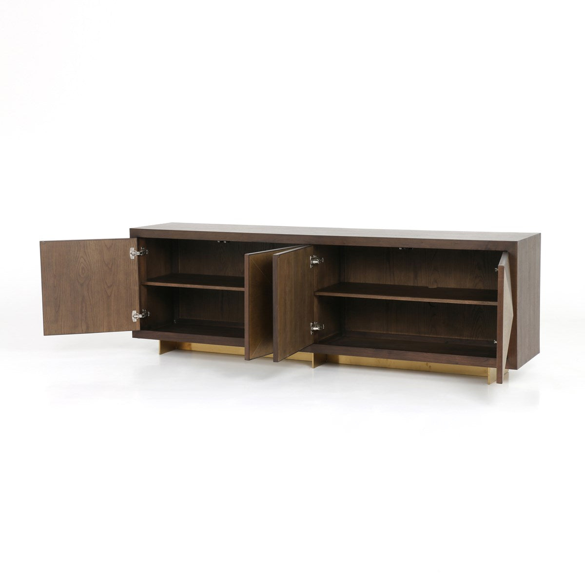 Enzo Sideboard-Dark Walnut Sideboard Four Hands     Four Hands, Burke Decor, Mid Century Modern Furniture, Old Bones Furniture Company, Old Bones Co, Modern Mid Century, Designer Furniture, https://www.oldbonesco.com/