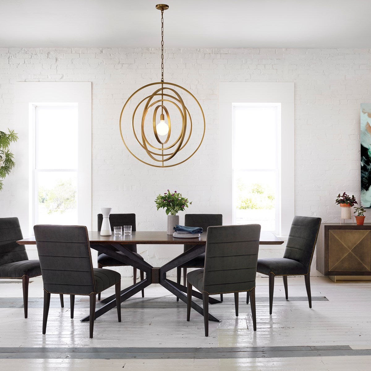 Enzo Sideboard-Dark Walnut Sideboard Four Hands     Four Hands, Burke Decor, Mid Century Modern Furniture, Old Bones Furniture Company, Old Bones Co, Modern Mid Century, Designer Furniture, https://www.oldbonesco.com/