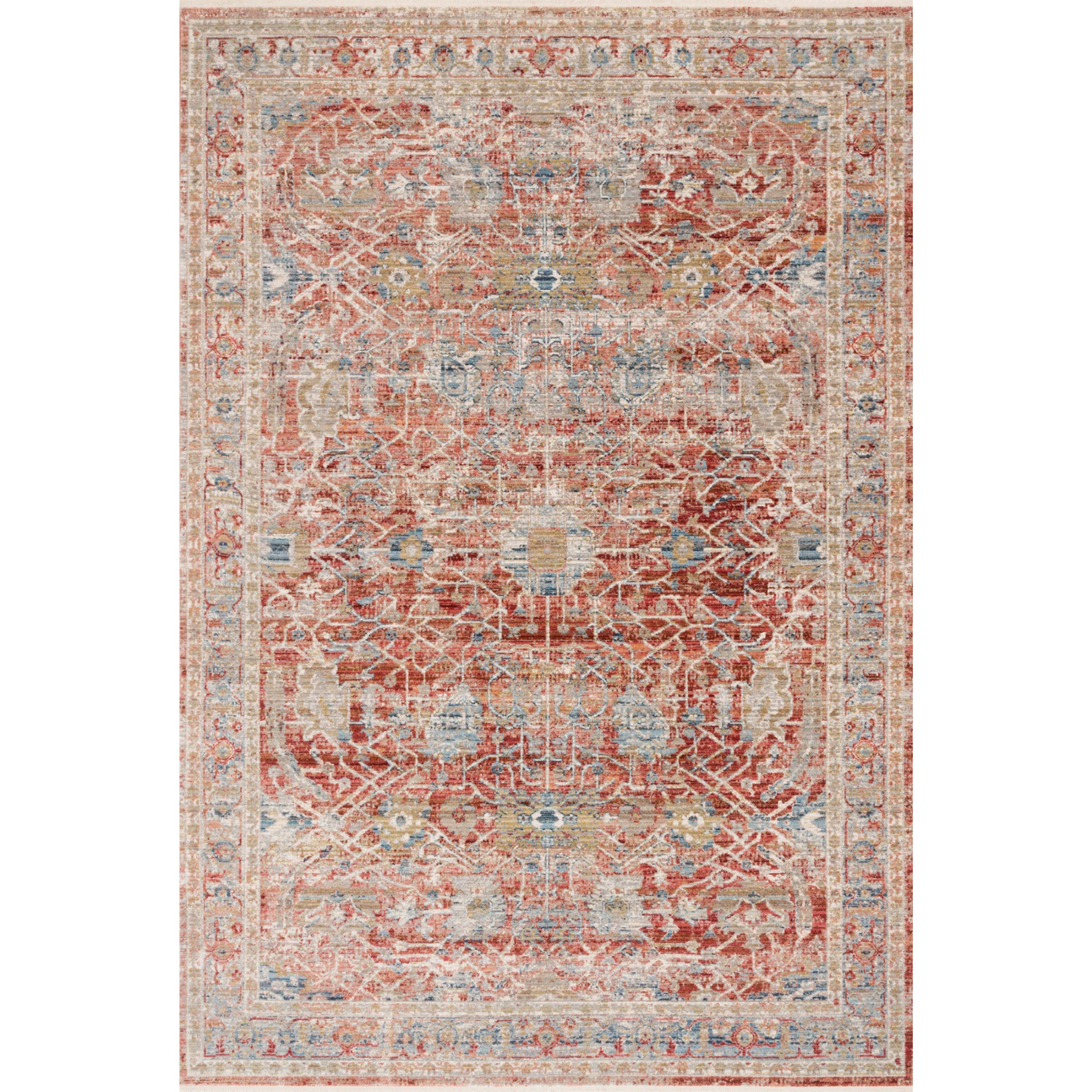 Loloi Claire Red/Ivory Rug