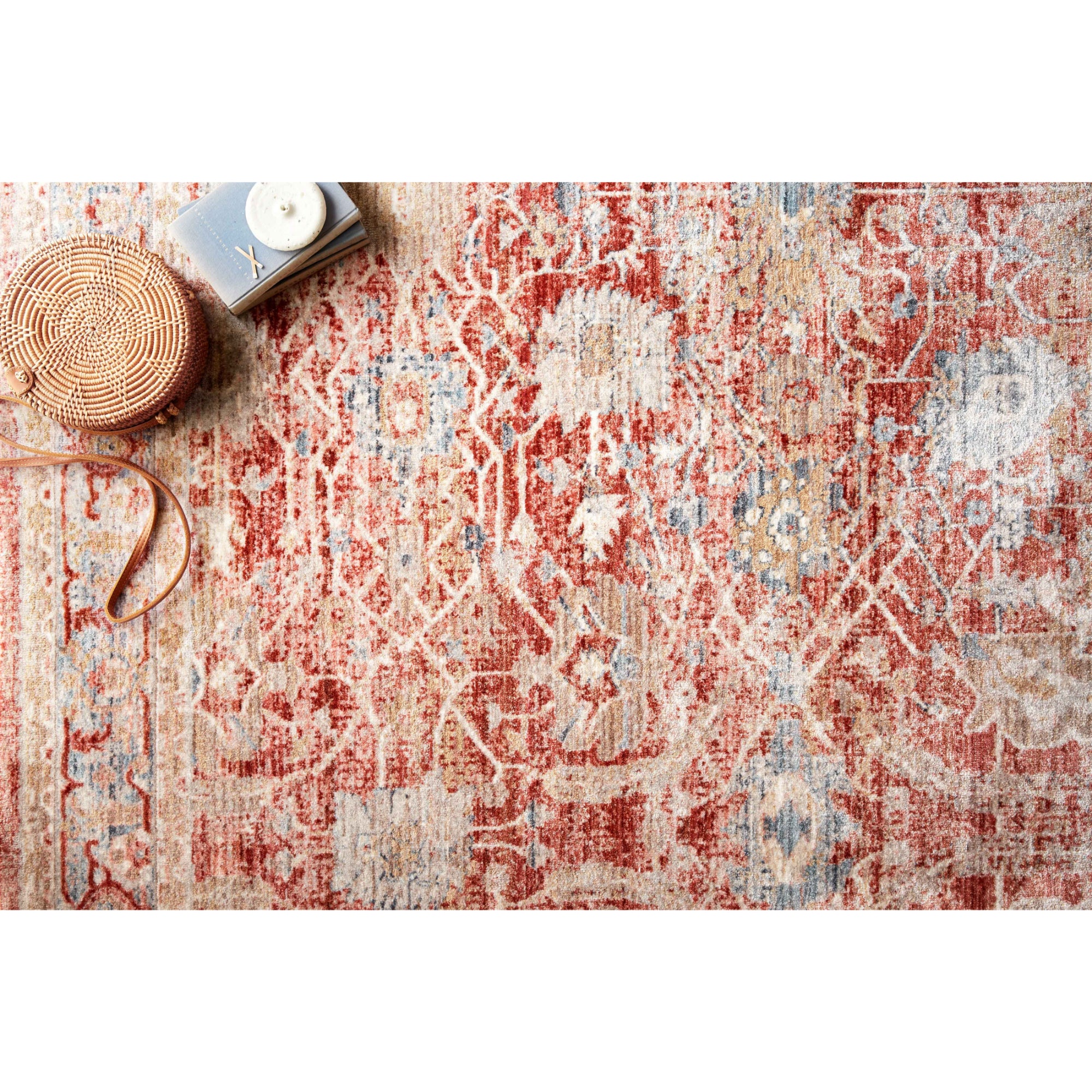 Loloi Claire Red/Ivory Rug