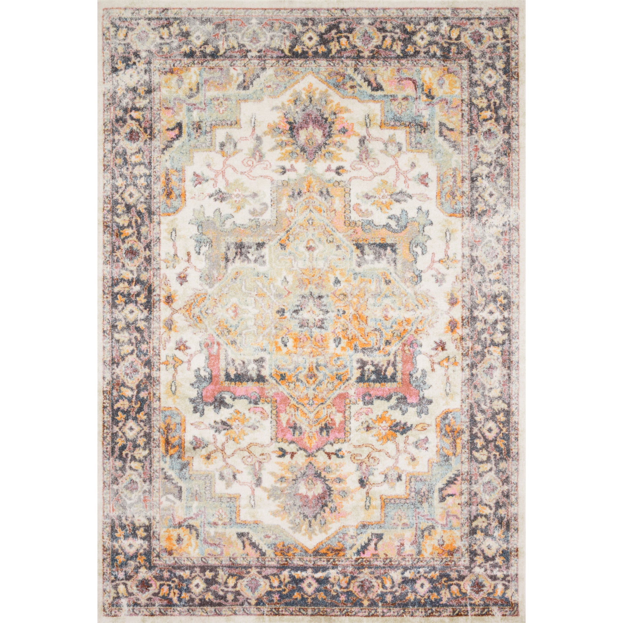 Loloi Clara Ivory/Charcoal 9'-3" x 13' Area Rug