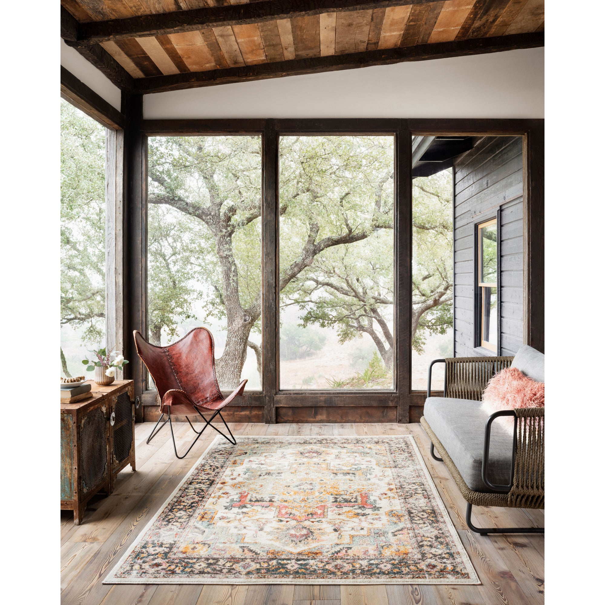 Loloi Clara Ivory/Charcoal 9'-3" x 13' Area Rug