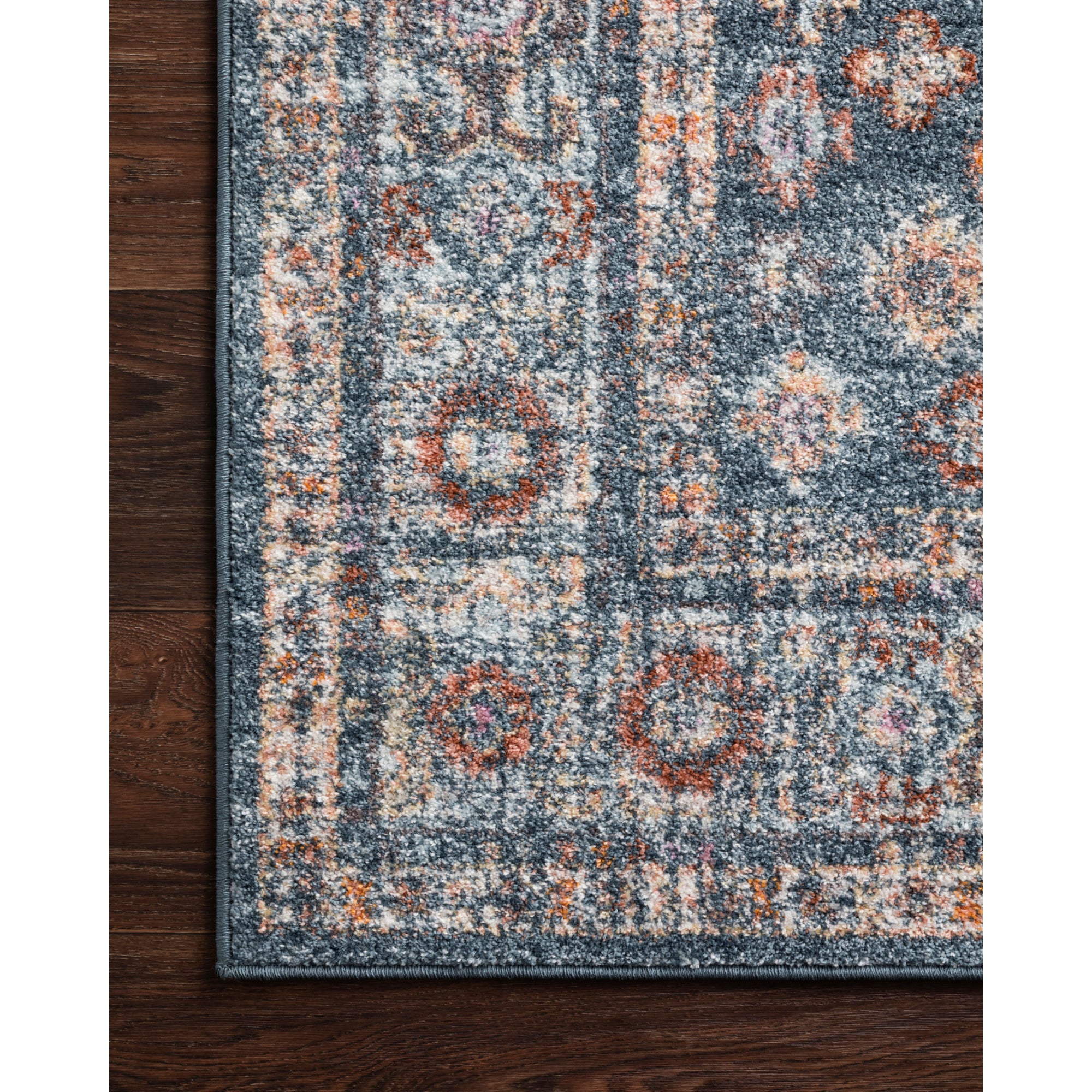 Loloi Clara Blue/Light Blue 5'-3" x 7'-7" Area Rug