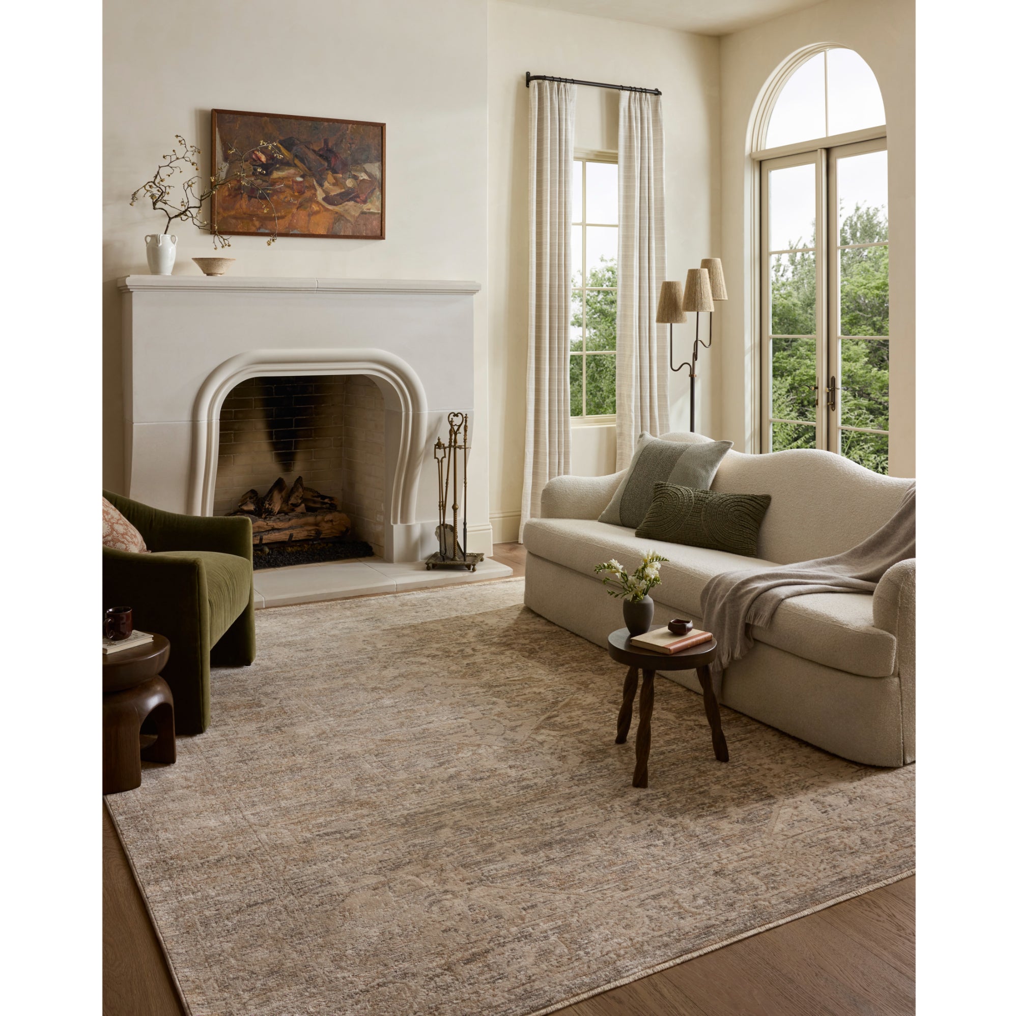 Loloi Clarisse Smoke/Natural Rug