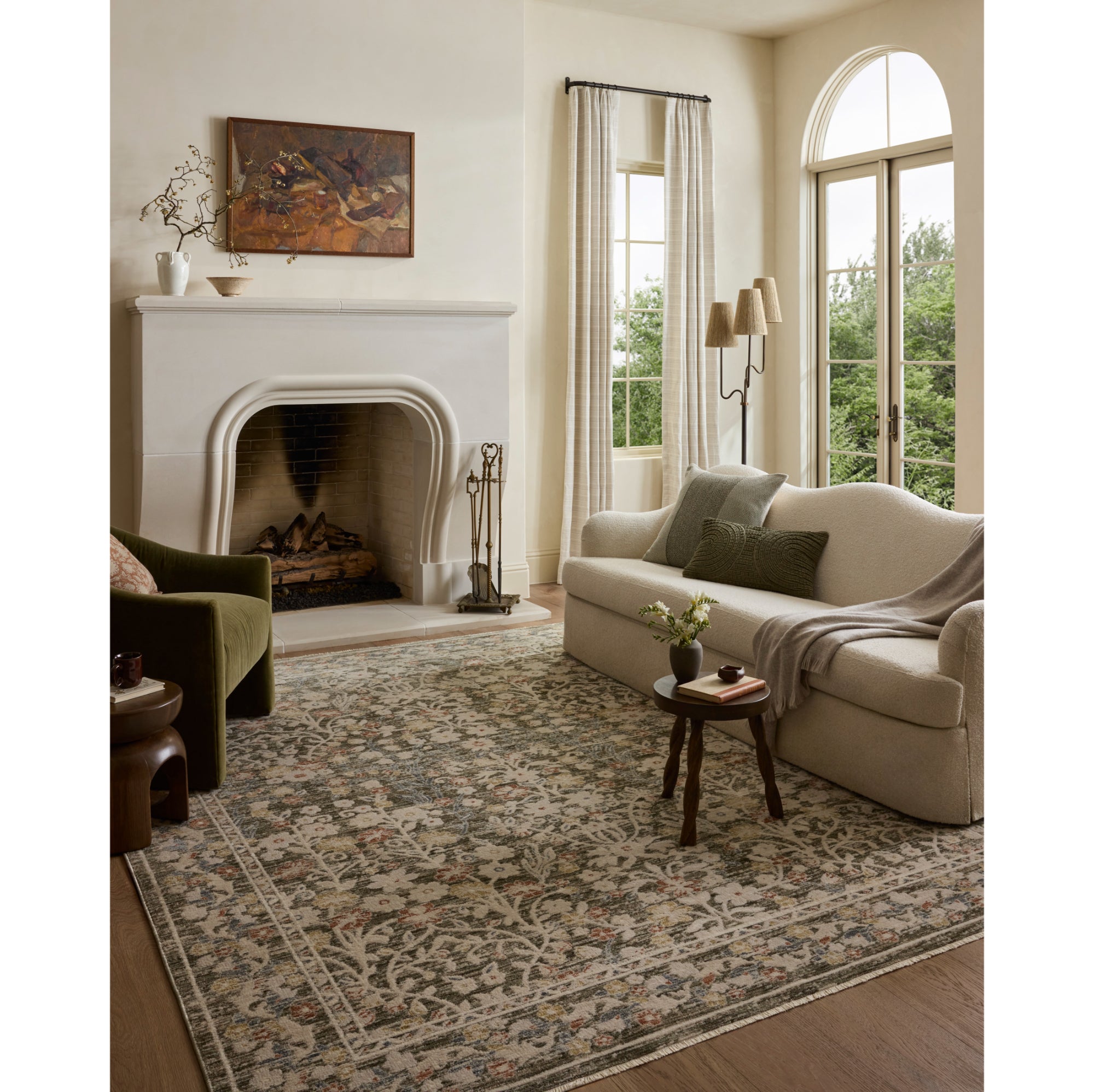 Loloi Clarisse Olive/Multi Rug