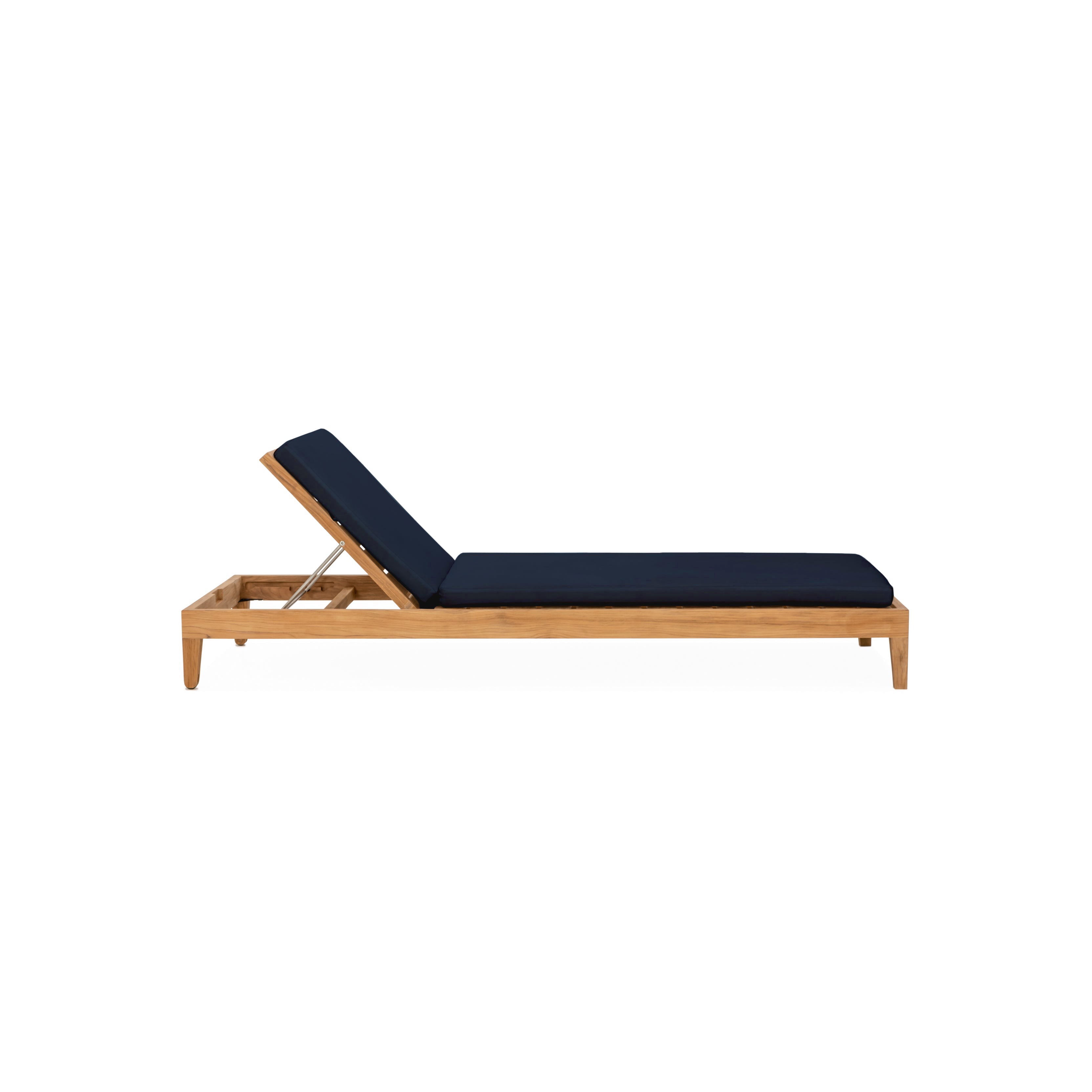 Classic Teak Chaise Lounge