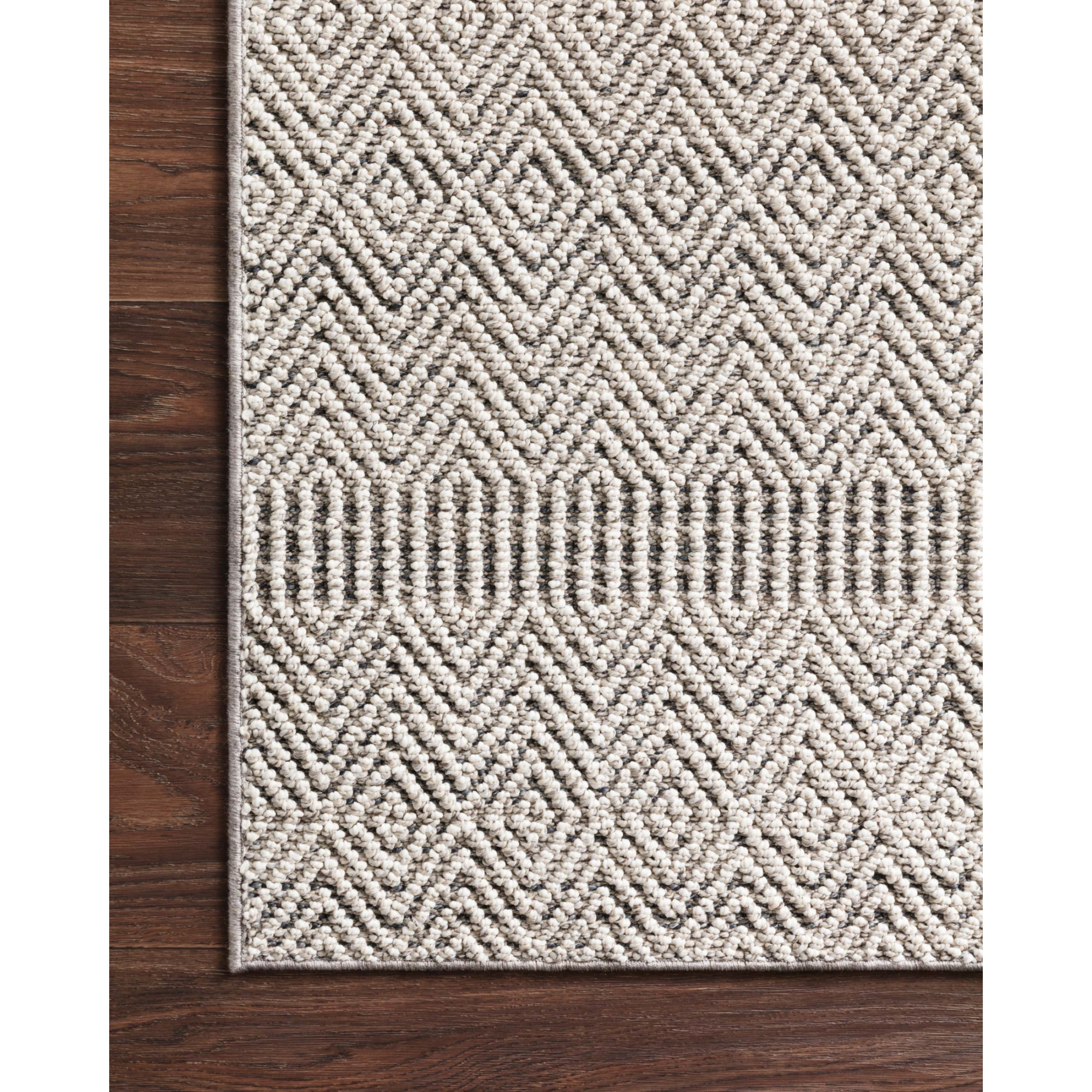 Loloi Cole Grey/Bone 2'-7" x 12' Runner Rug
