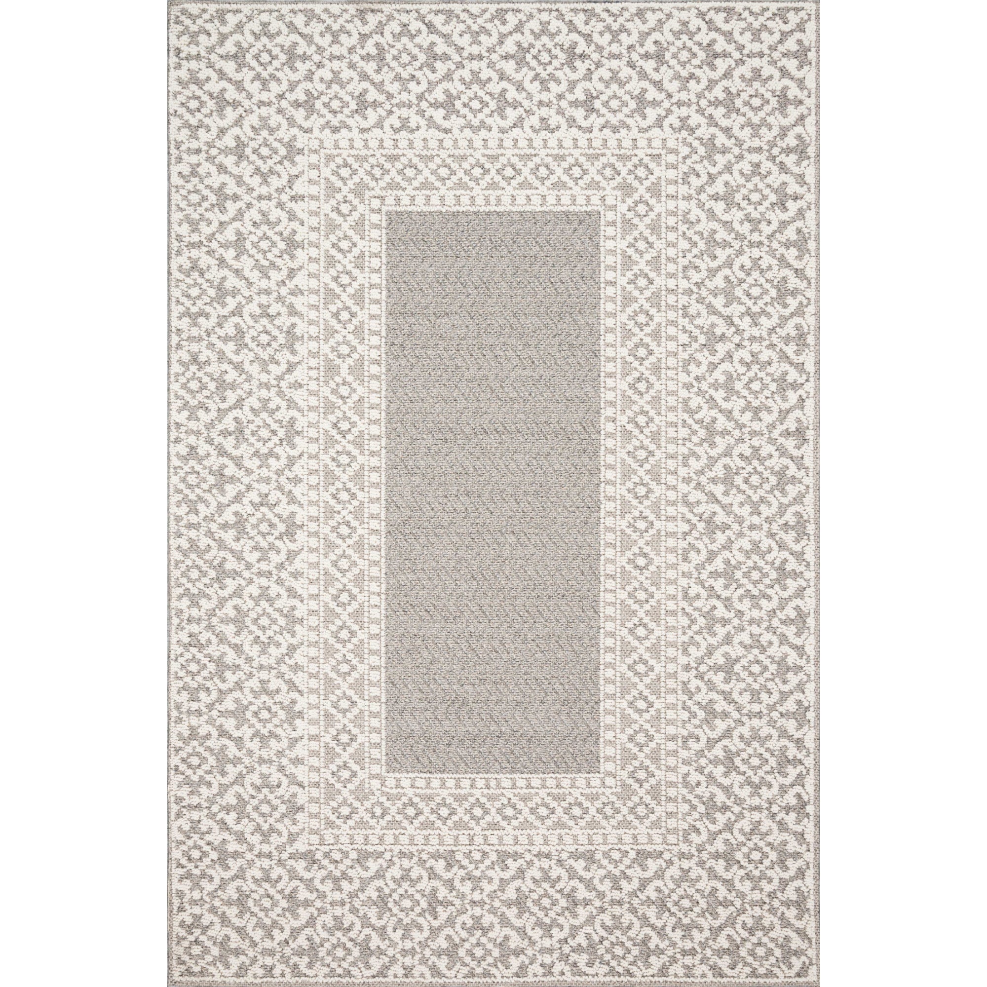 Loloi Cole Grey/Ivory Rug