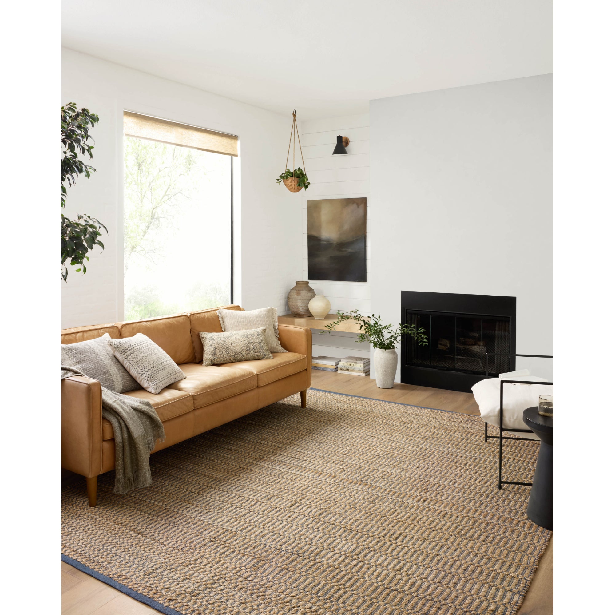 Angela Rose x Loloi Colton Natural/Navy Rug