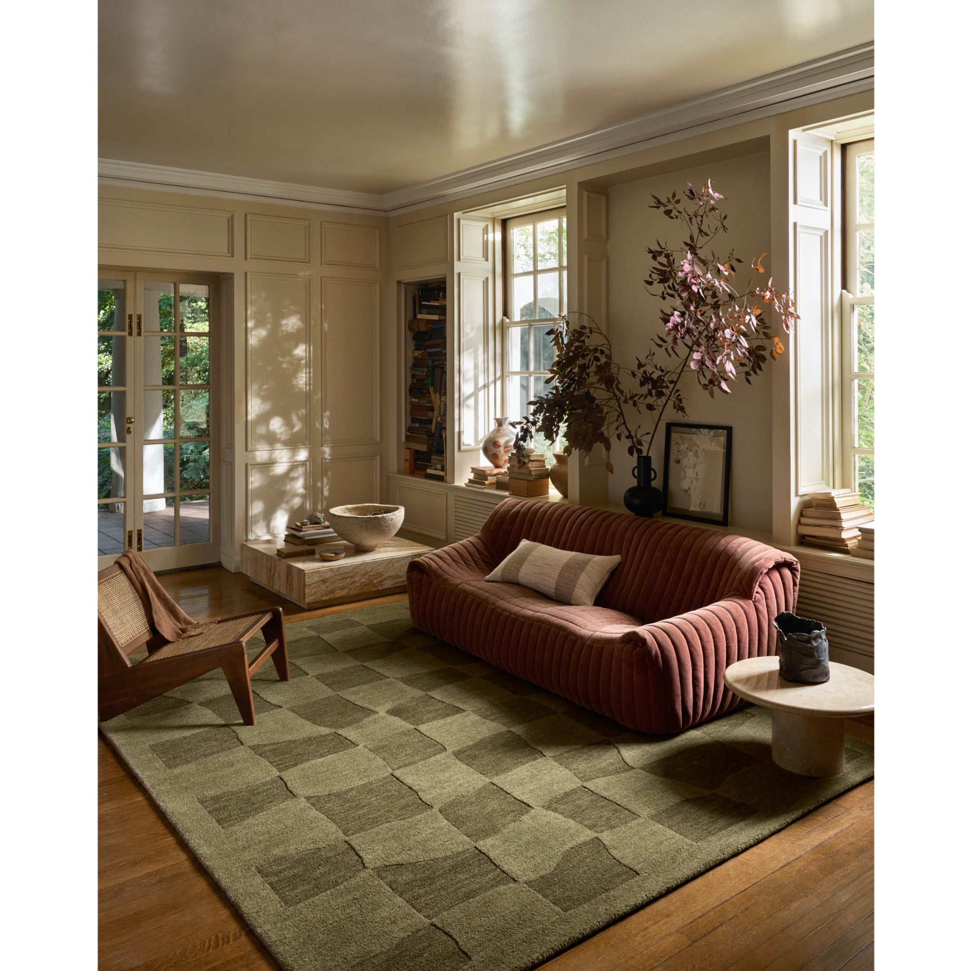 Leanne Ford x Loloi Craven Green/Olive Rug