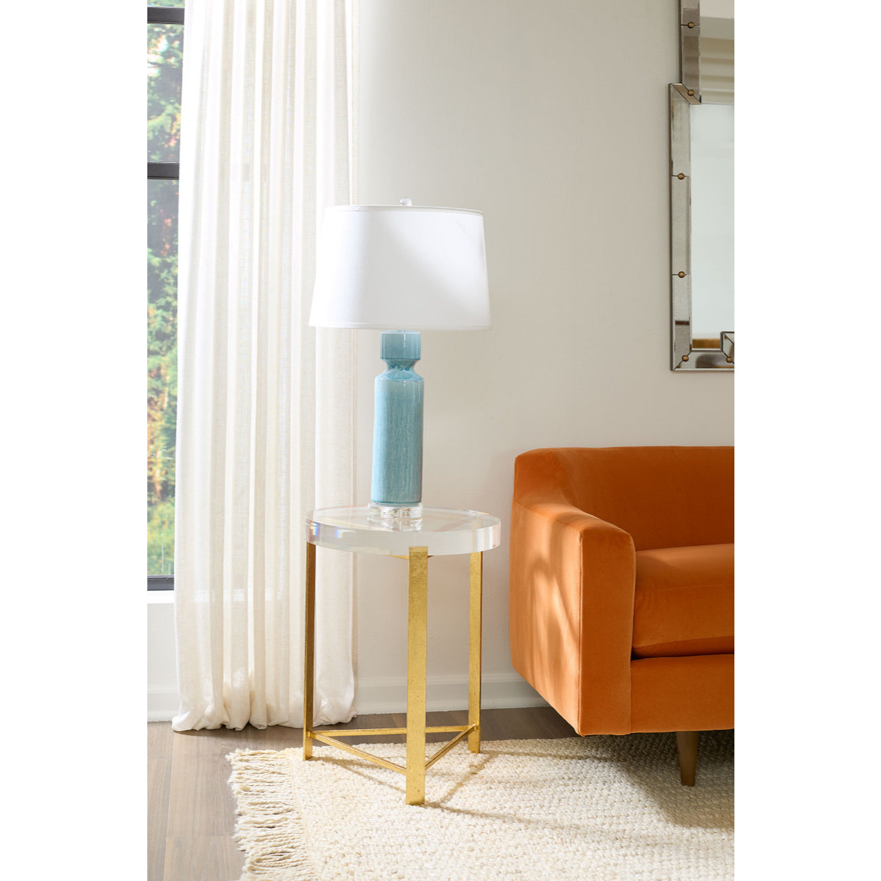 Corinth 17" Lamp with Shade