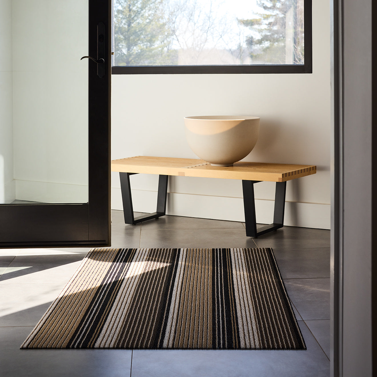 Pleat Stripe Shag