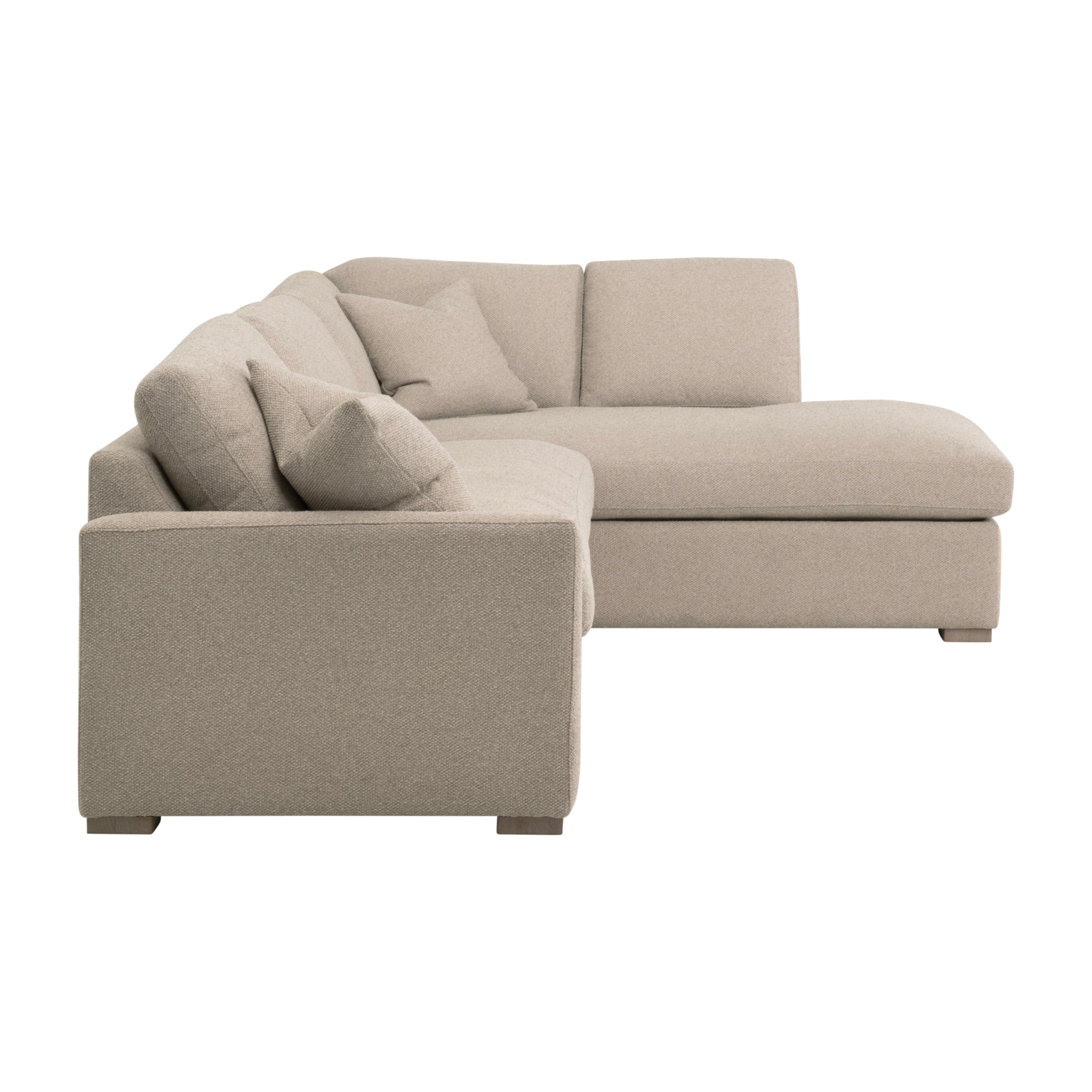 Clara 112" Slim Arm Sleeper Queen Sectional