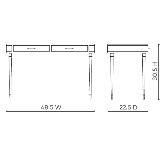 Jolene Desk Desk Bungalow 5     Four Hands, Burke Decor, Mid Century Modern Furniture, Old Bones Furniture Company, Old Bones Co, Modern Mid Century, Designer Furniture, https://www.oldbonesco.com/