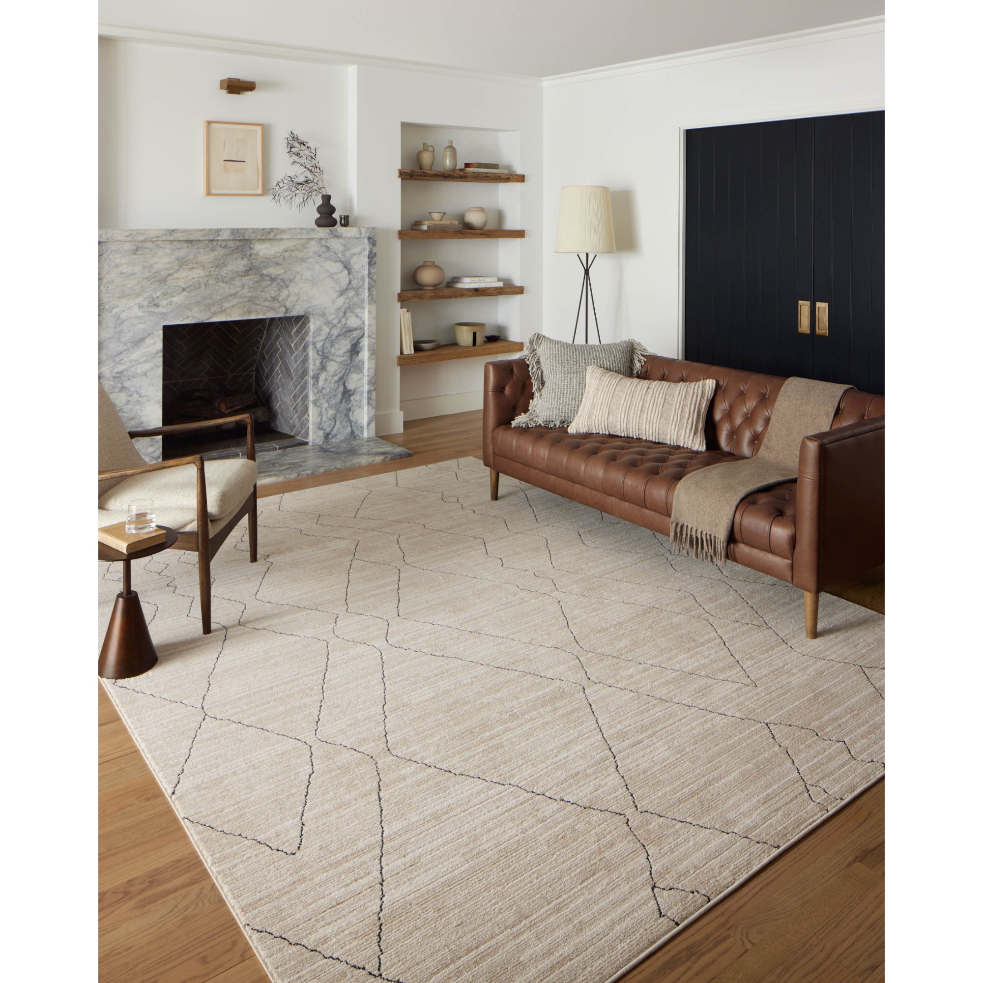 Loloi Darby Sand/Charcoal Rug