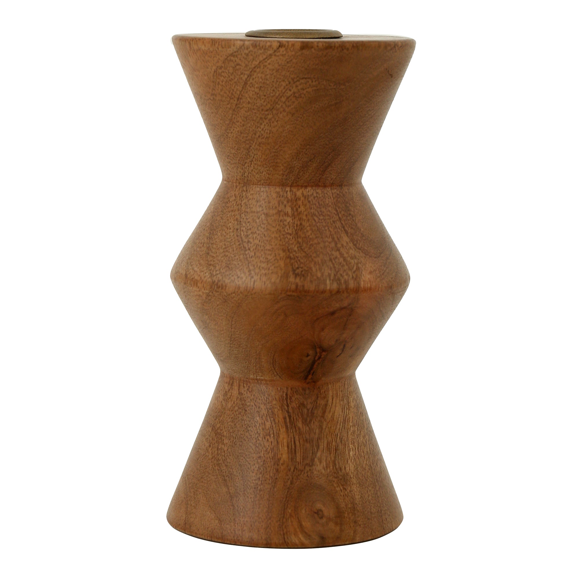 Sequence Small Wooden Candle Holder Brown Candle Holder Moe's    Four Hands, Mid Century Modern Furniture, Old Bones Furniture Company, Old Bones Co, Modern Mid Century, Designer Furniture, Furniture Sale, Warehouse Furniture Sale, Sequence Small Wooden Candle Holder Brown Sale, https://www.oldbonesco.com/