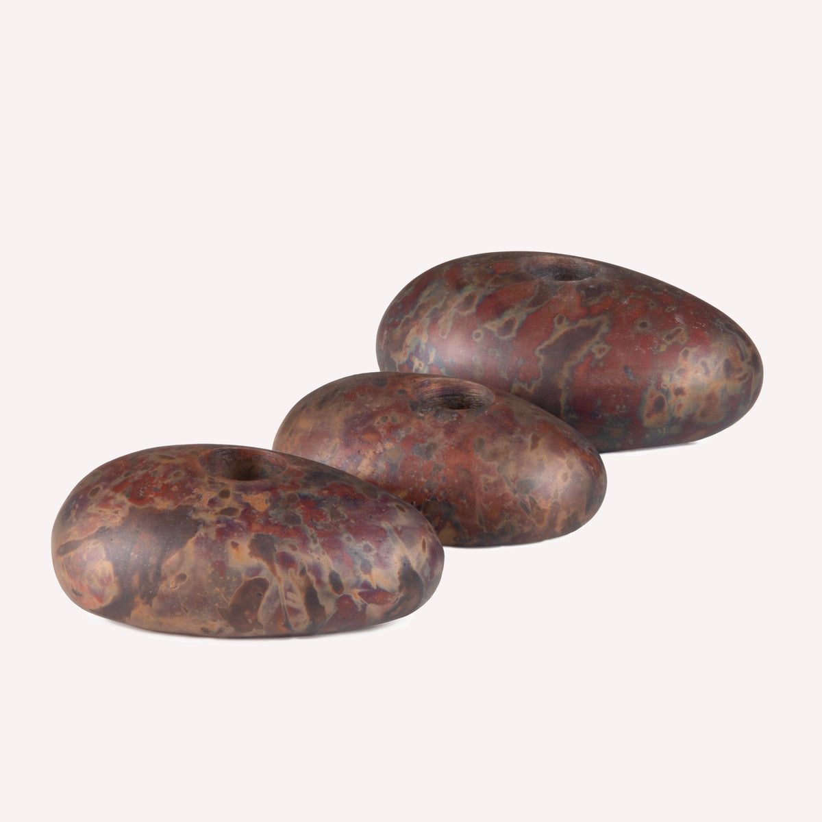 Pebble Candle Holder- Set of 3