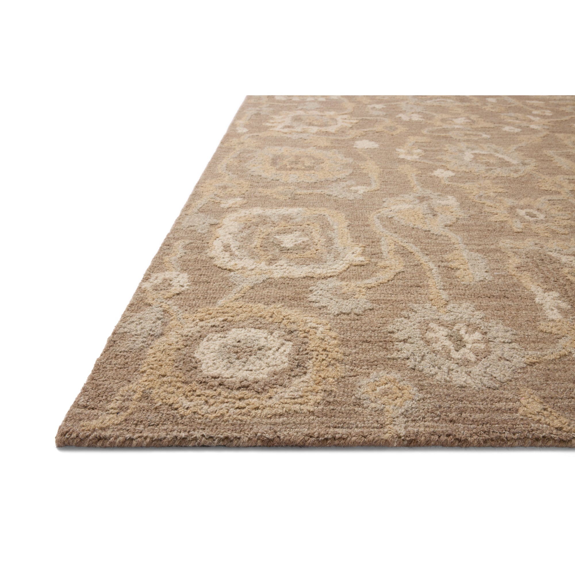 Chris Loves Julia x Loloi Dorothea Bark/Stone Rug