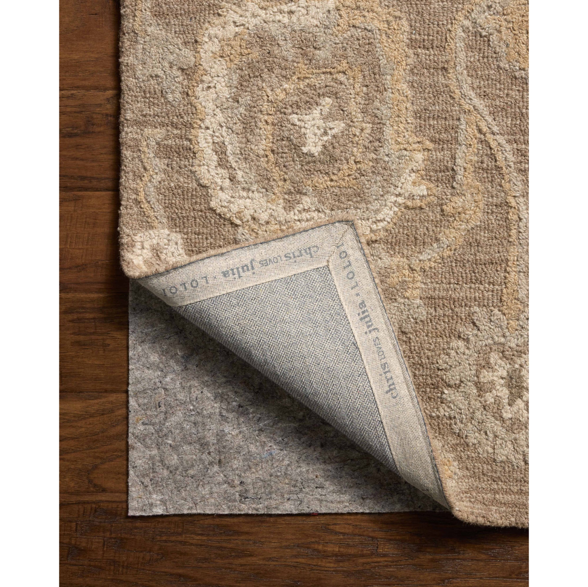 Chris Loves Julia x Loloi Dorothea Bark/Stone Rug