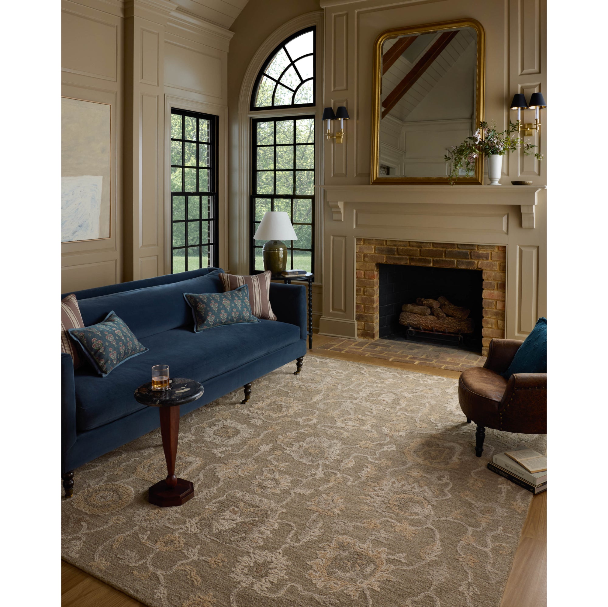 Chris Loves Julia x Loloi Dorothea Oak/Natural Rug