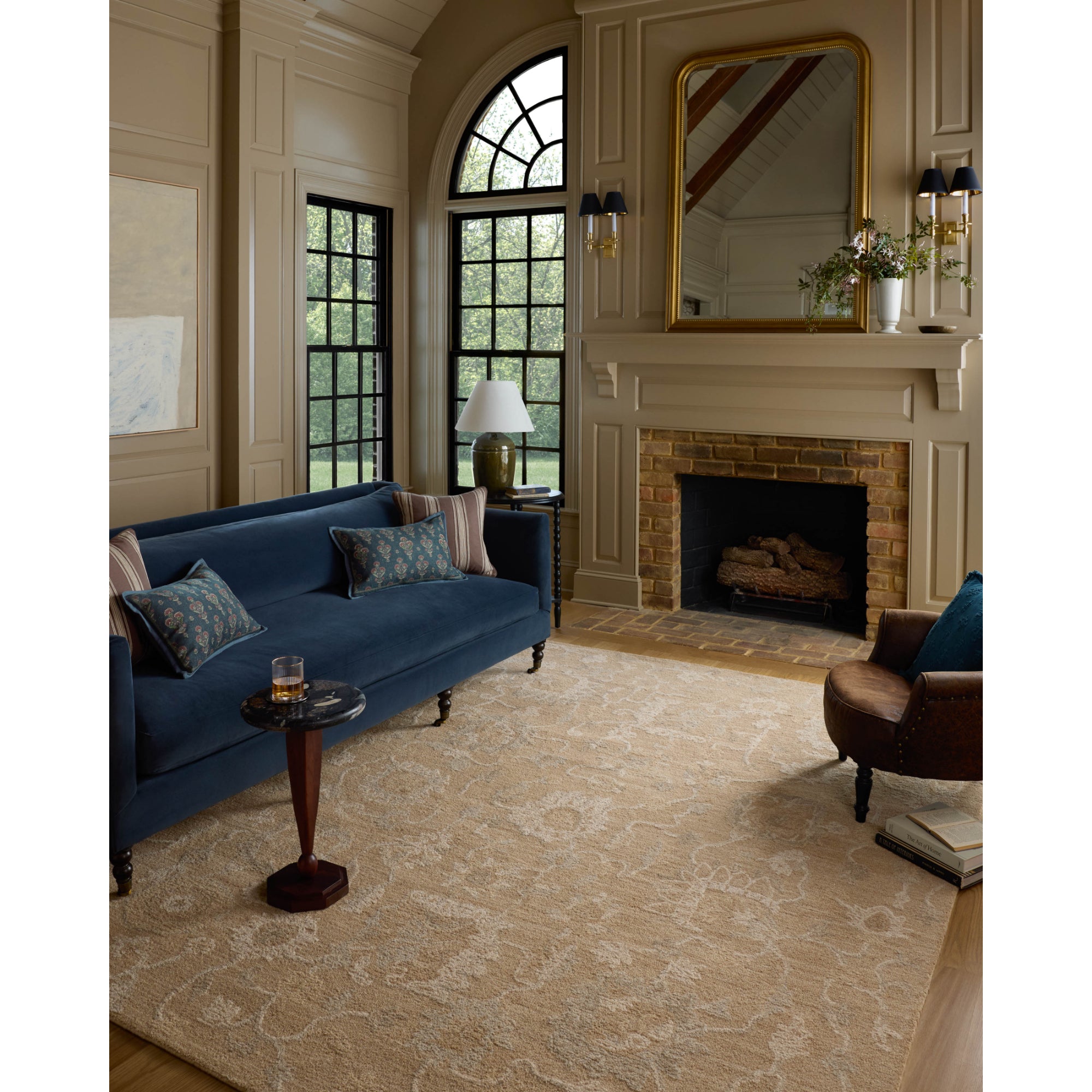Chris Loves Julia x Loloi Dorothea Sand/Pebble Rug