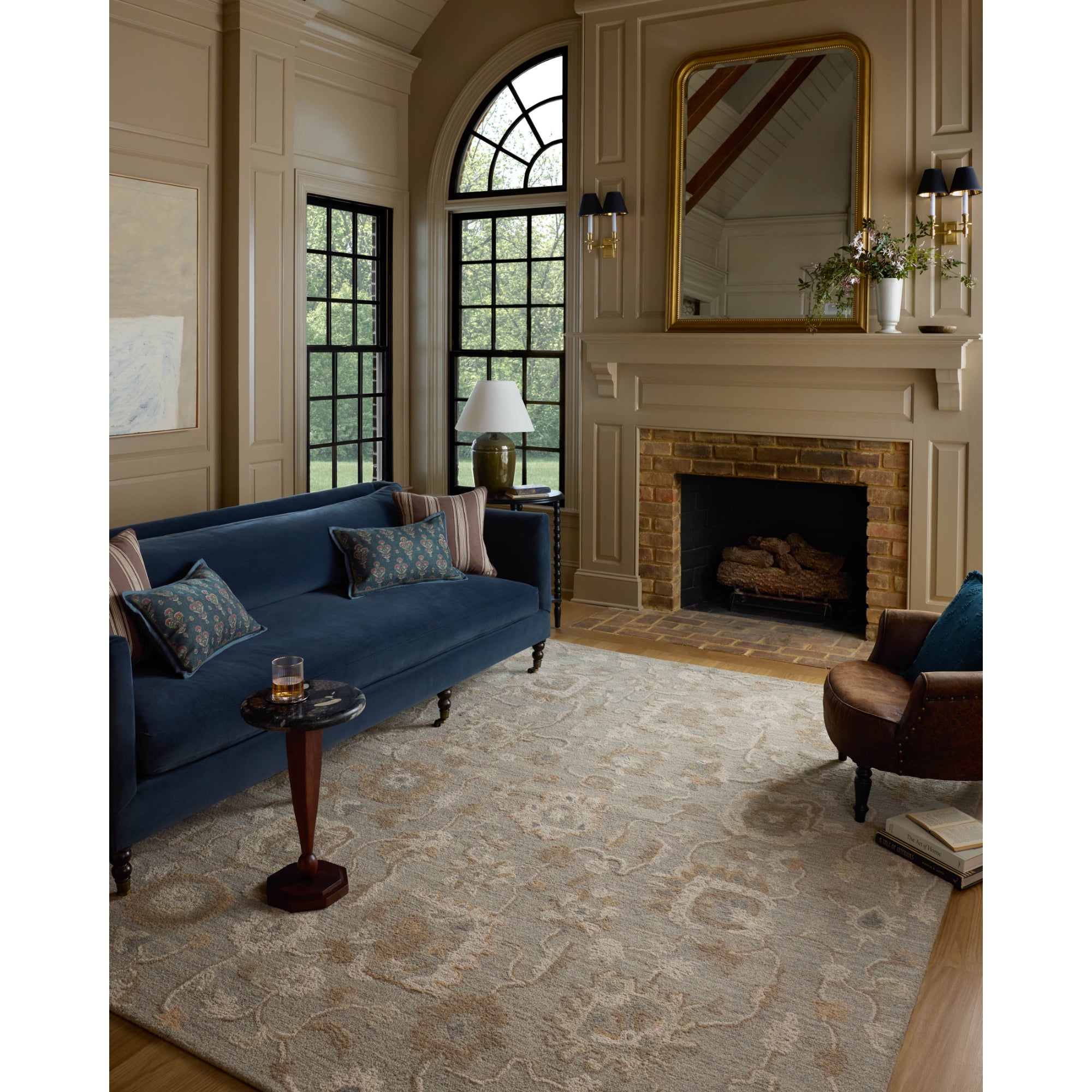 Chris Loves Julia x Loloi Dorothea Stone/Multi Rug