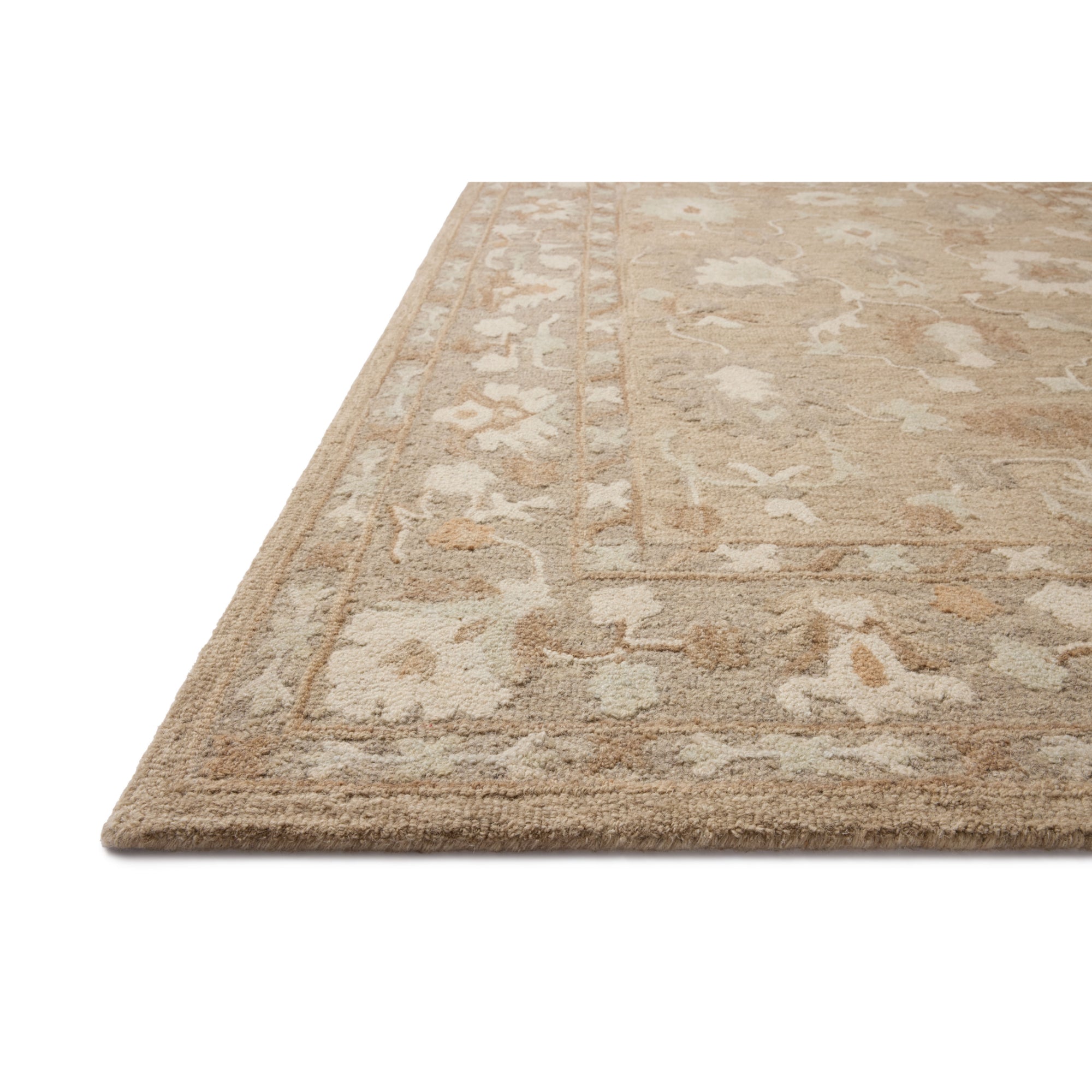 Chris Loves Julia x Loloi Dorothea Khaki/Dove Rug